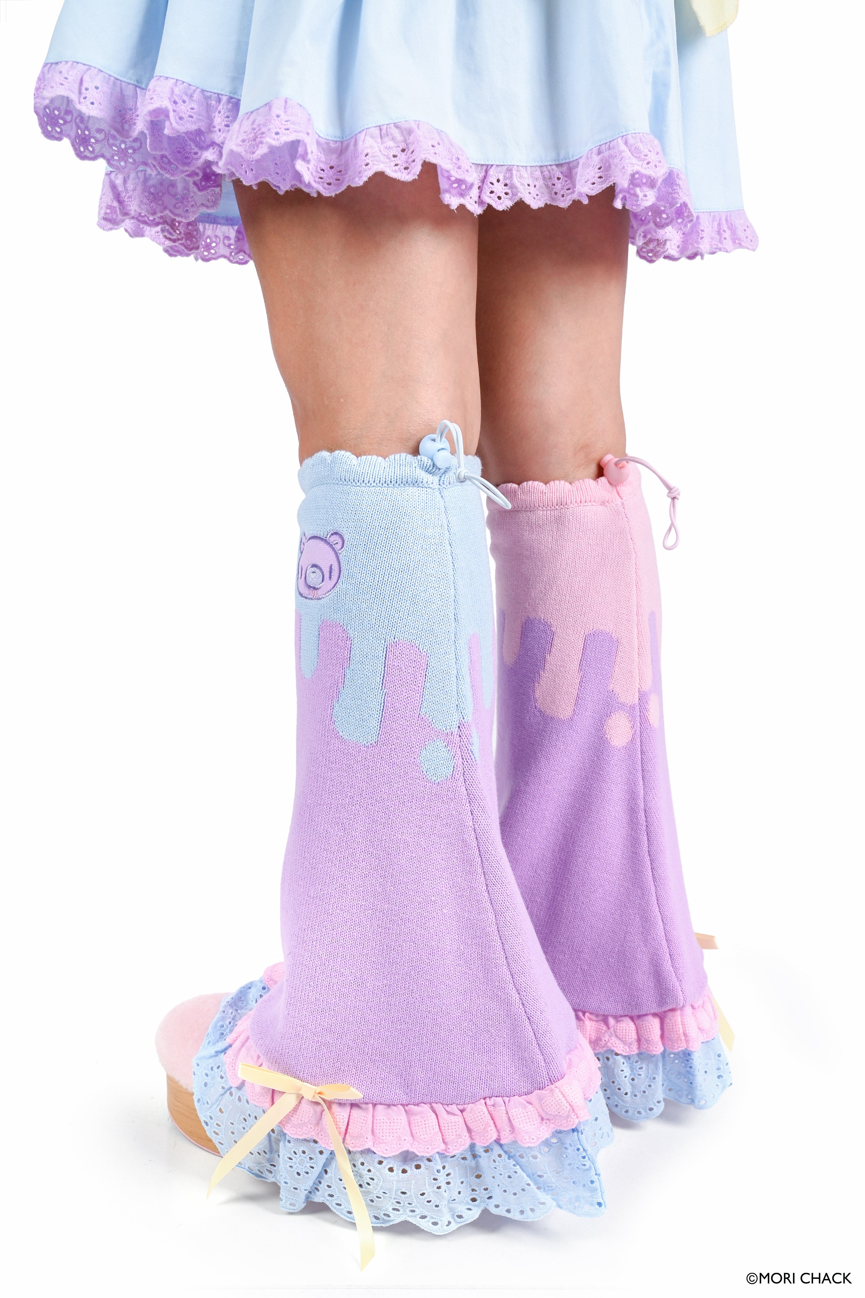 Gloomy Bear x My Violet  - Pastel Drip Legwarmers