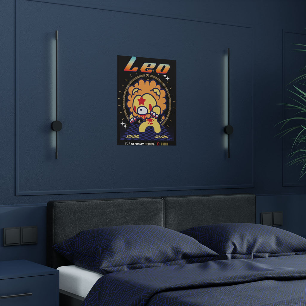 Leo Zodiac Satin Posters (300gsm)