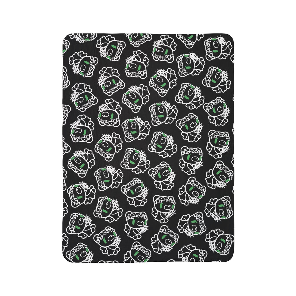 Gloomy Bear Virgo Zodiac Fleece Sherpa Blanket