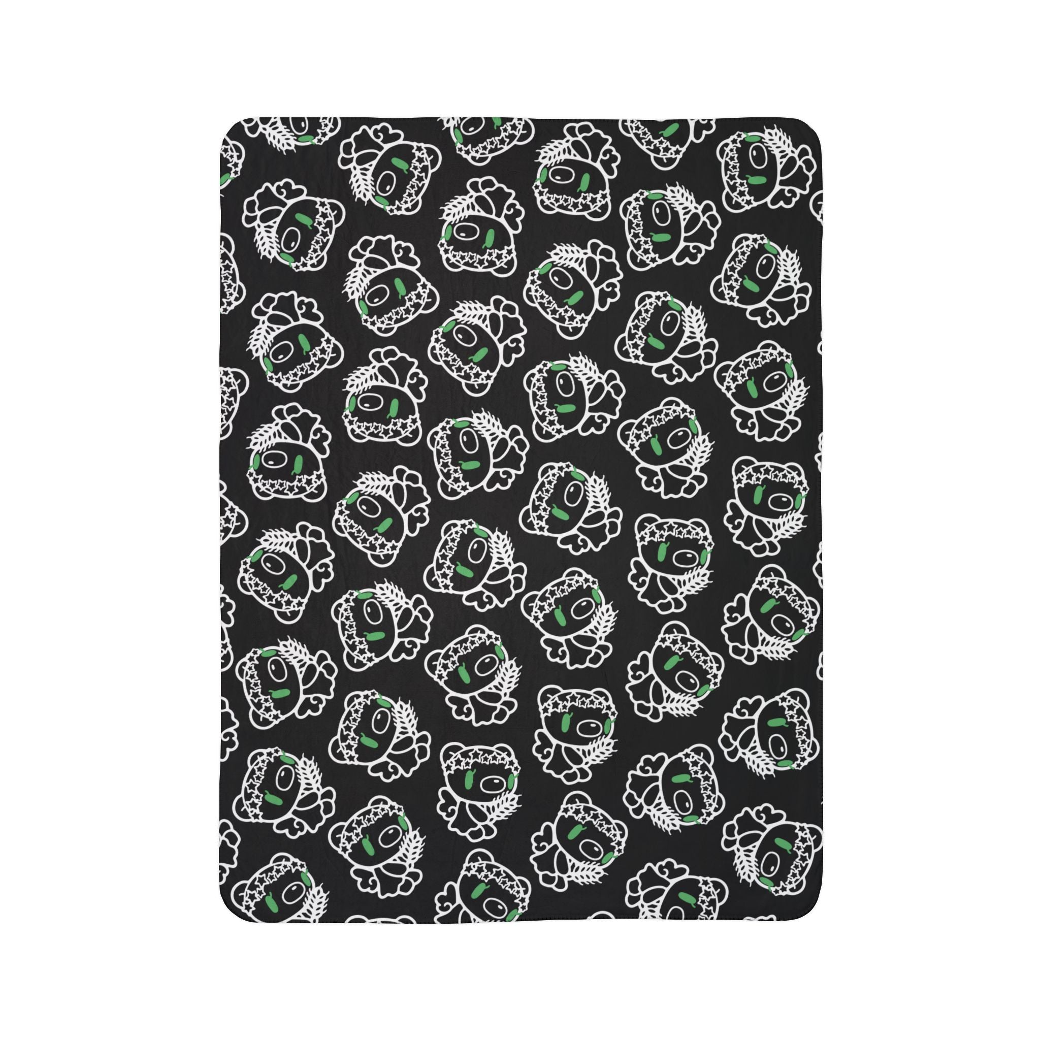 Gloomy Bear Virgo Zodiac Fleece Sherpa Blanket