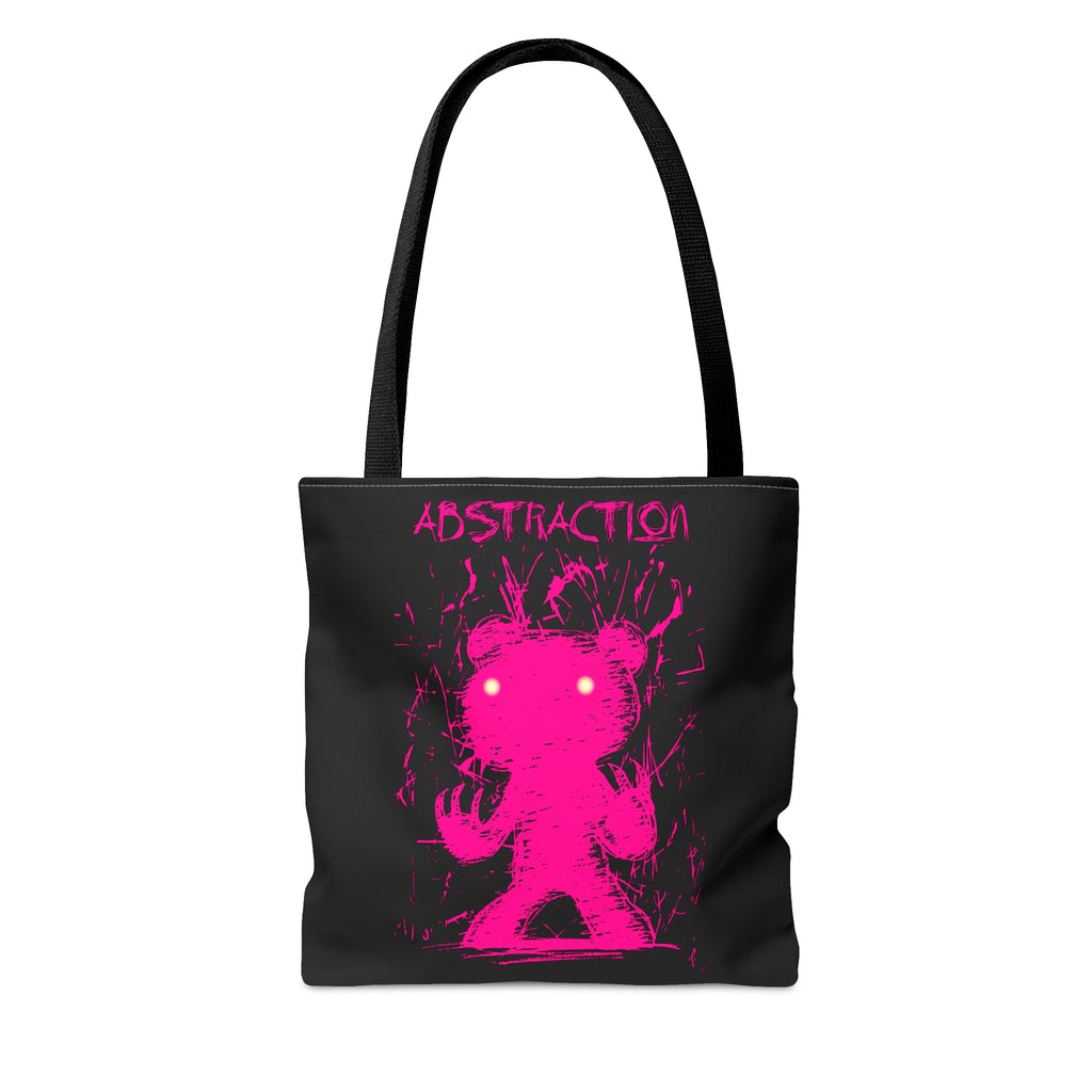 Abstraction Gloomy Bear (Pink) Tote Bag