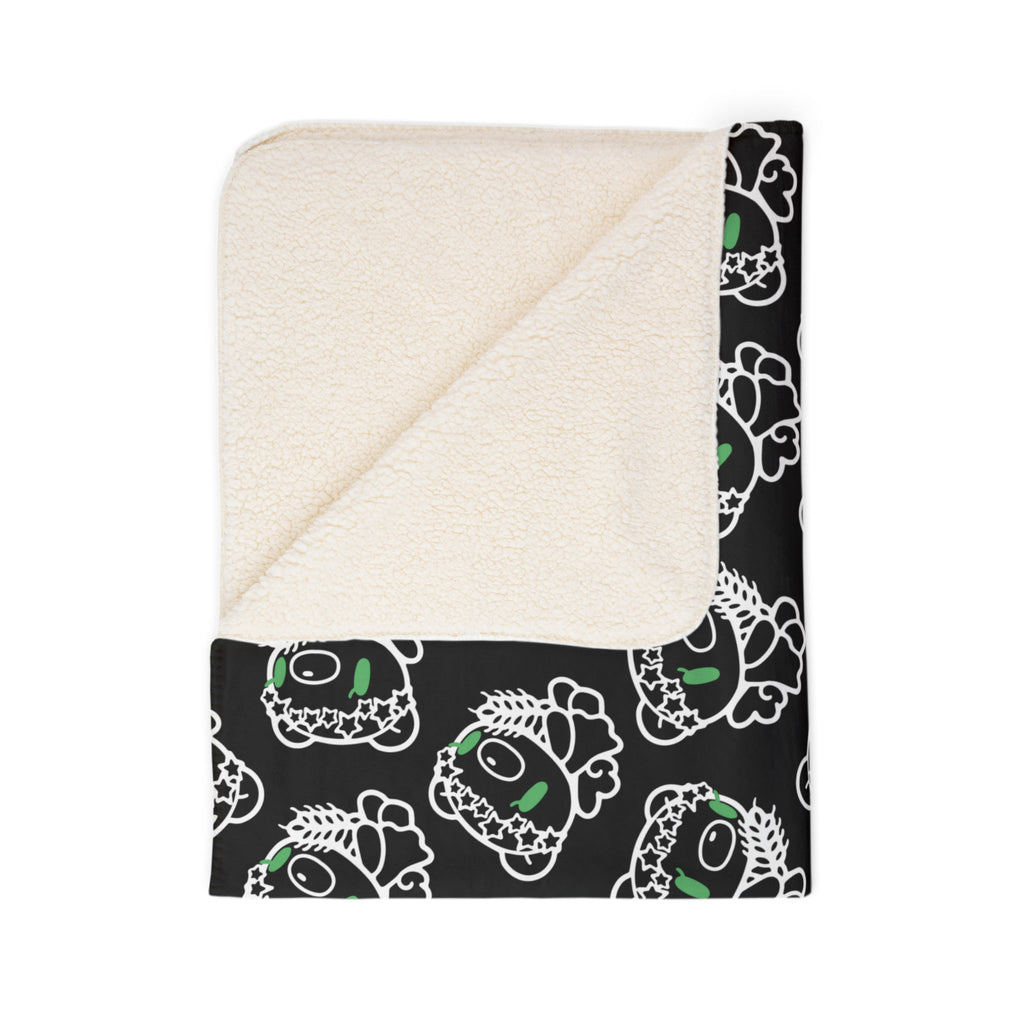 Gloomy Bear Virgo Zodiac Fleece Sherpa Blanket
