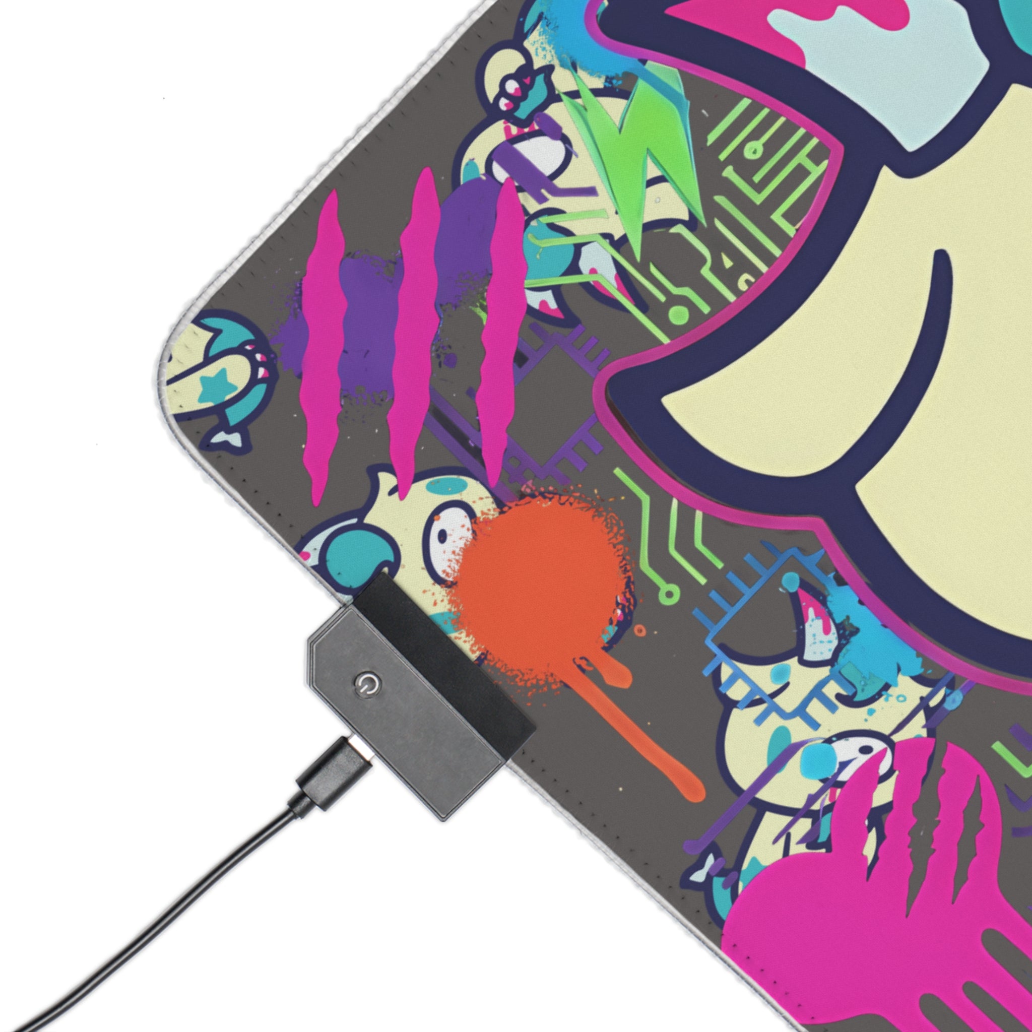 Capicorn Zodiac gloomy bear LED Gaming Mouse Pad