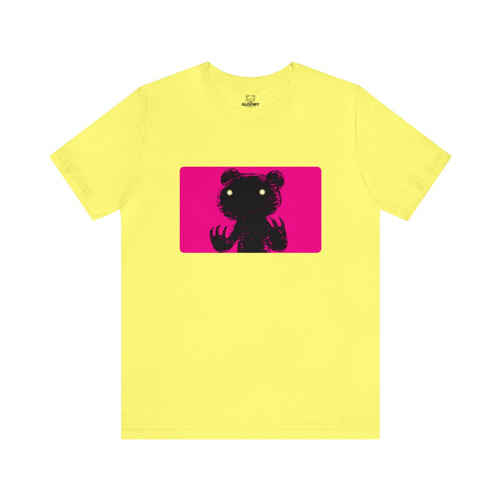 Pink Block Abstraction Gloomy Bear -  Unisex Tee