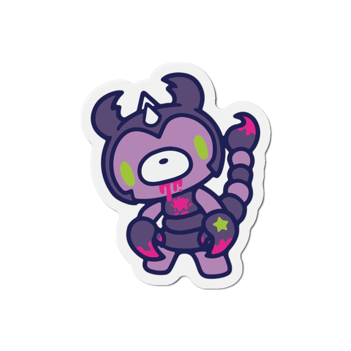 Scorpio Zodiac Gloomy Die-Cut Magnets