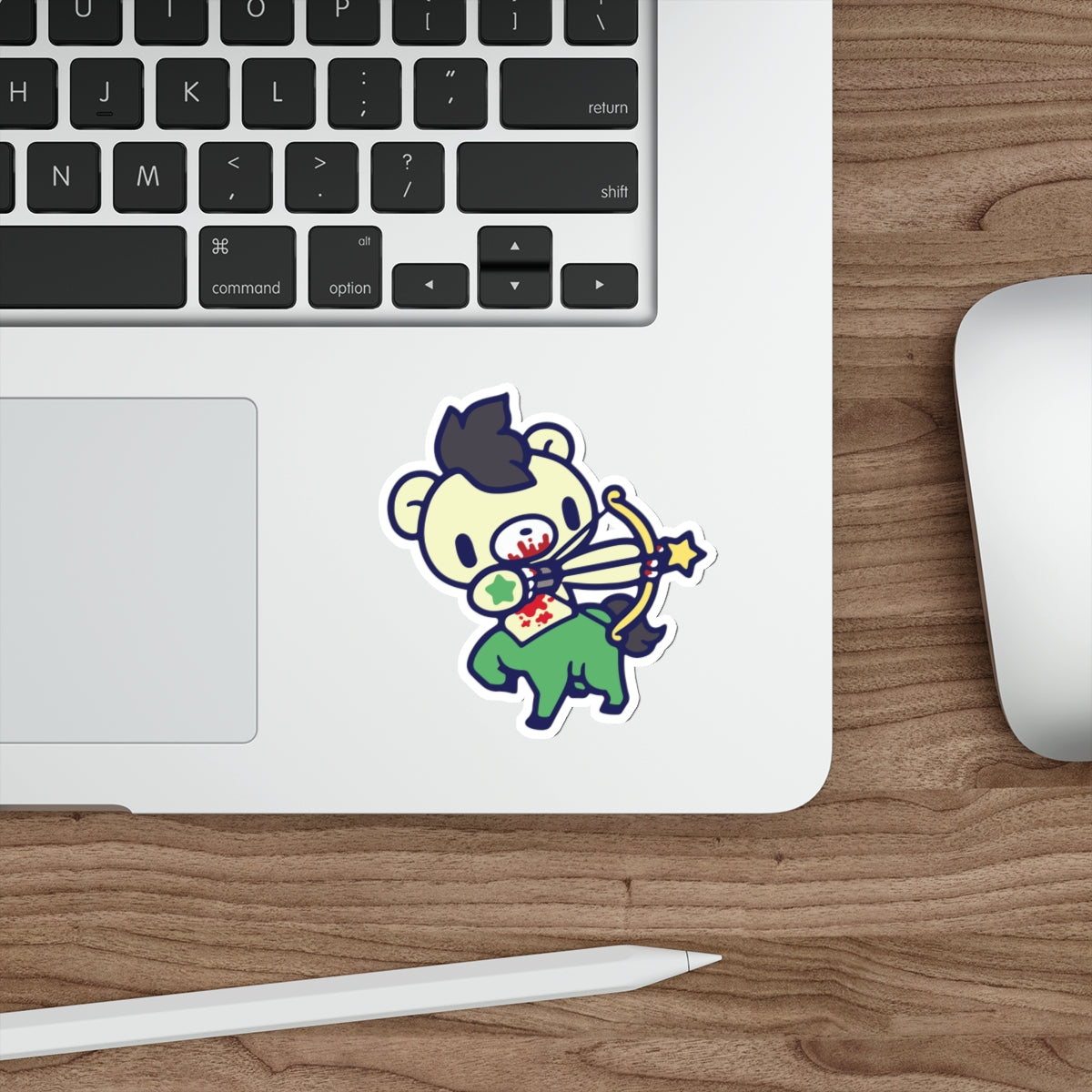 Gloomy Zodiac Sagittarius Die-Cut Stickers