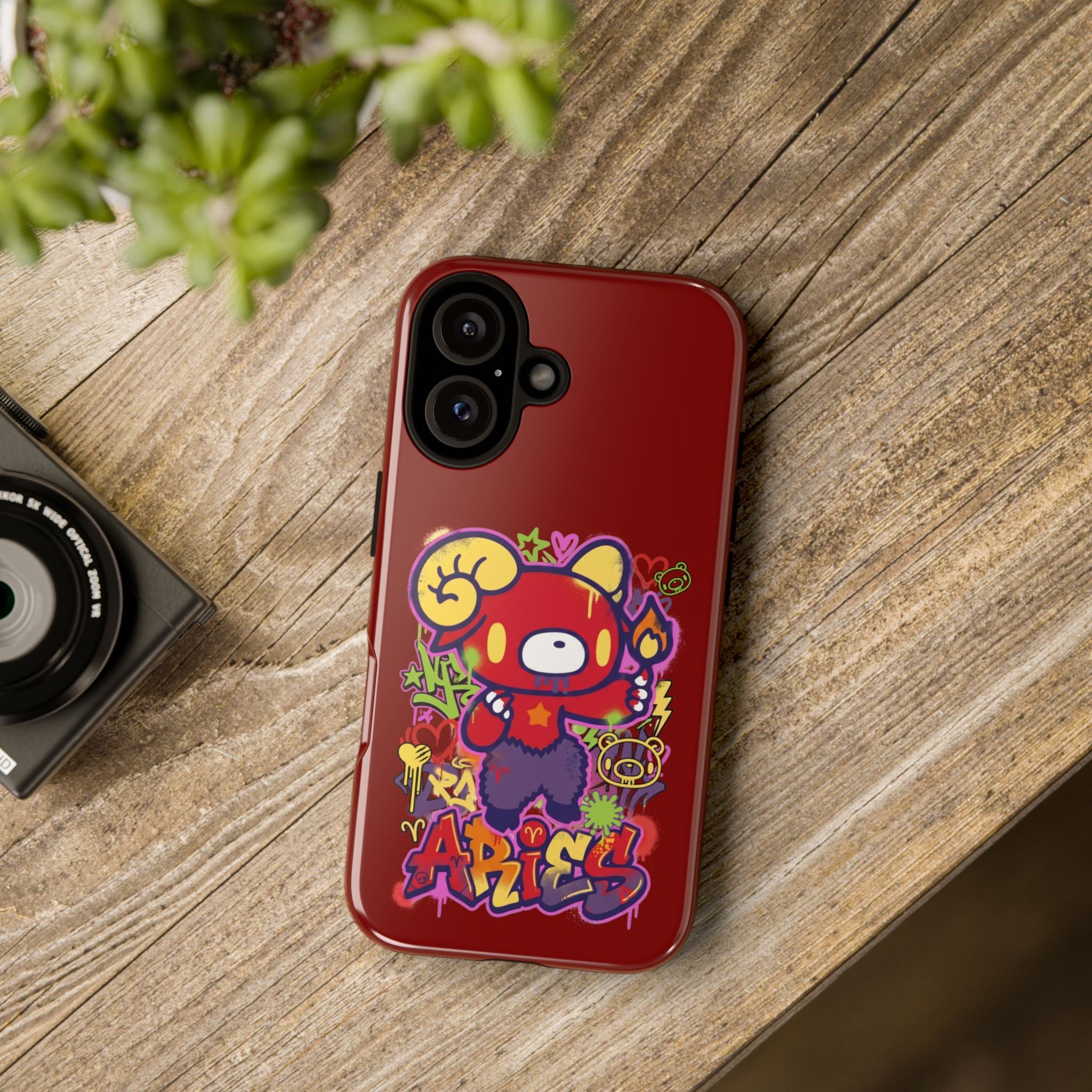 Zodiac Aries  Gloomy Bear Phone Case