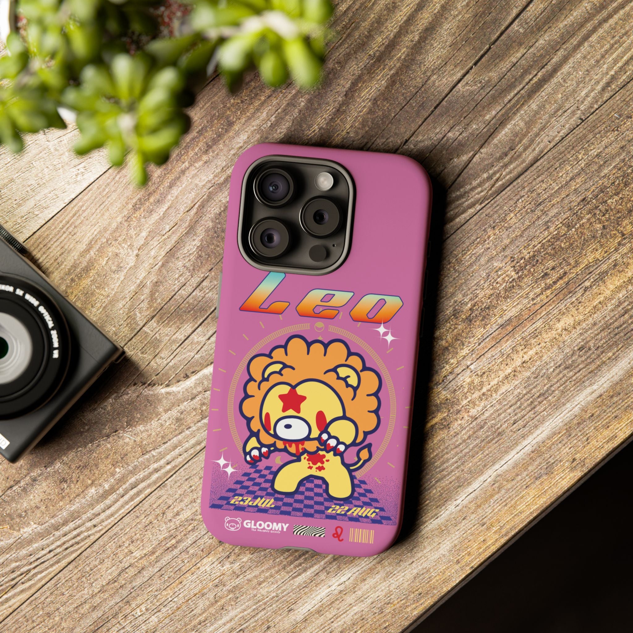 Zodiac Leo gloomy bear Phone Case