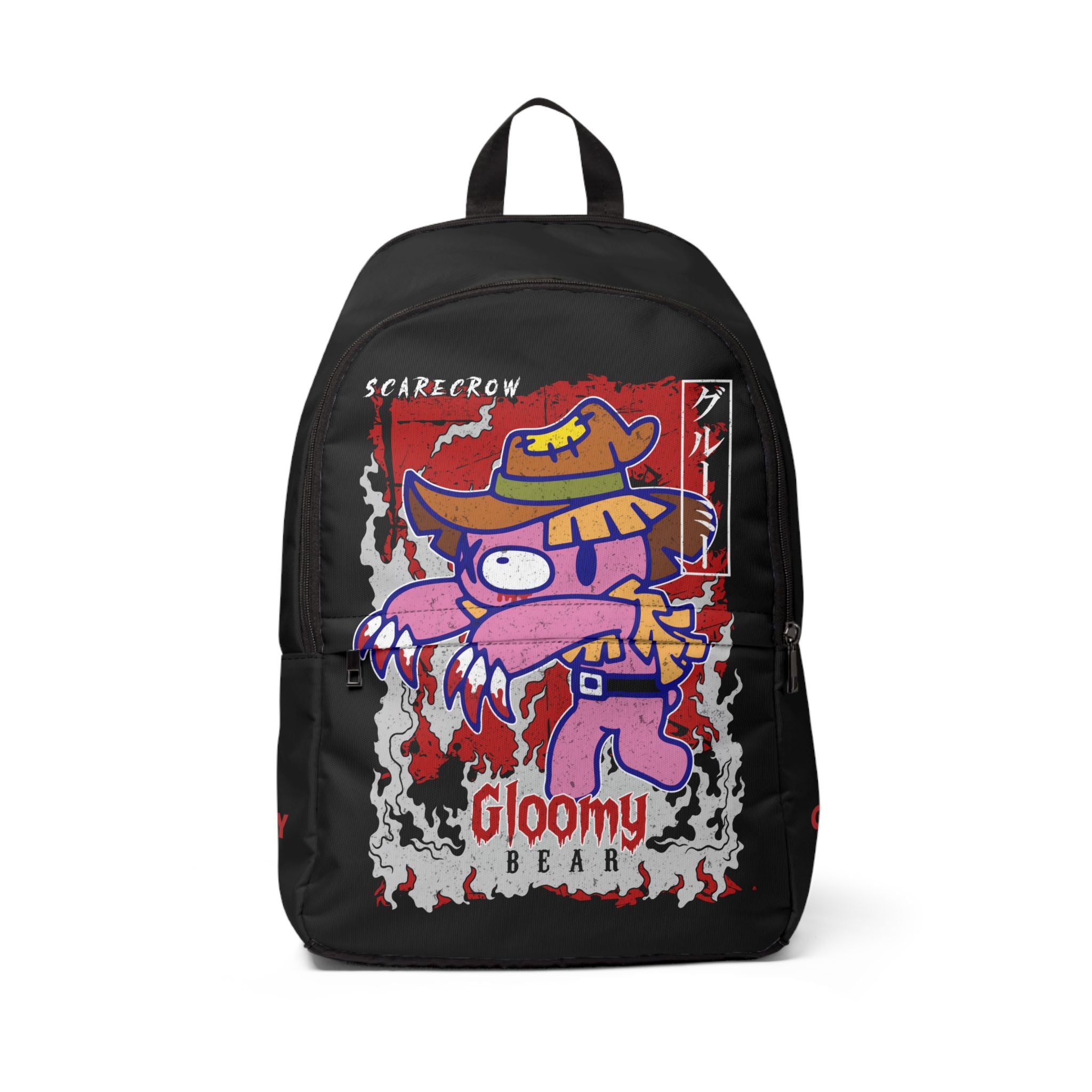 Scarecrow Gloomy Halloween Unisex Fabric Backpack