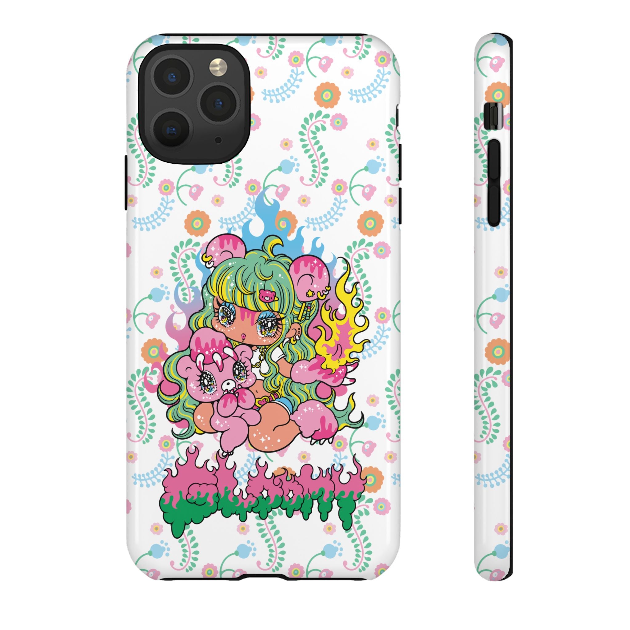 YURIE SEKIYA X GLOOMY BEAR ⭐️ FIRE GIRL PHONE CASE