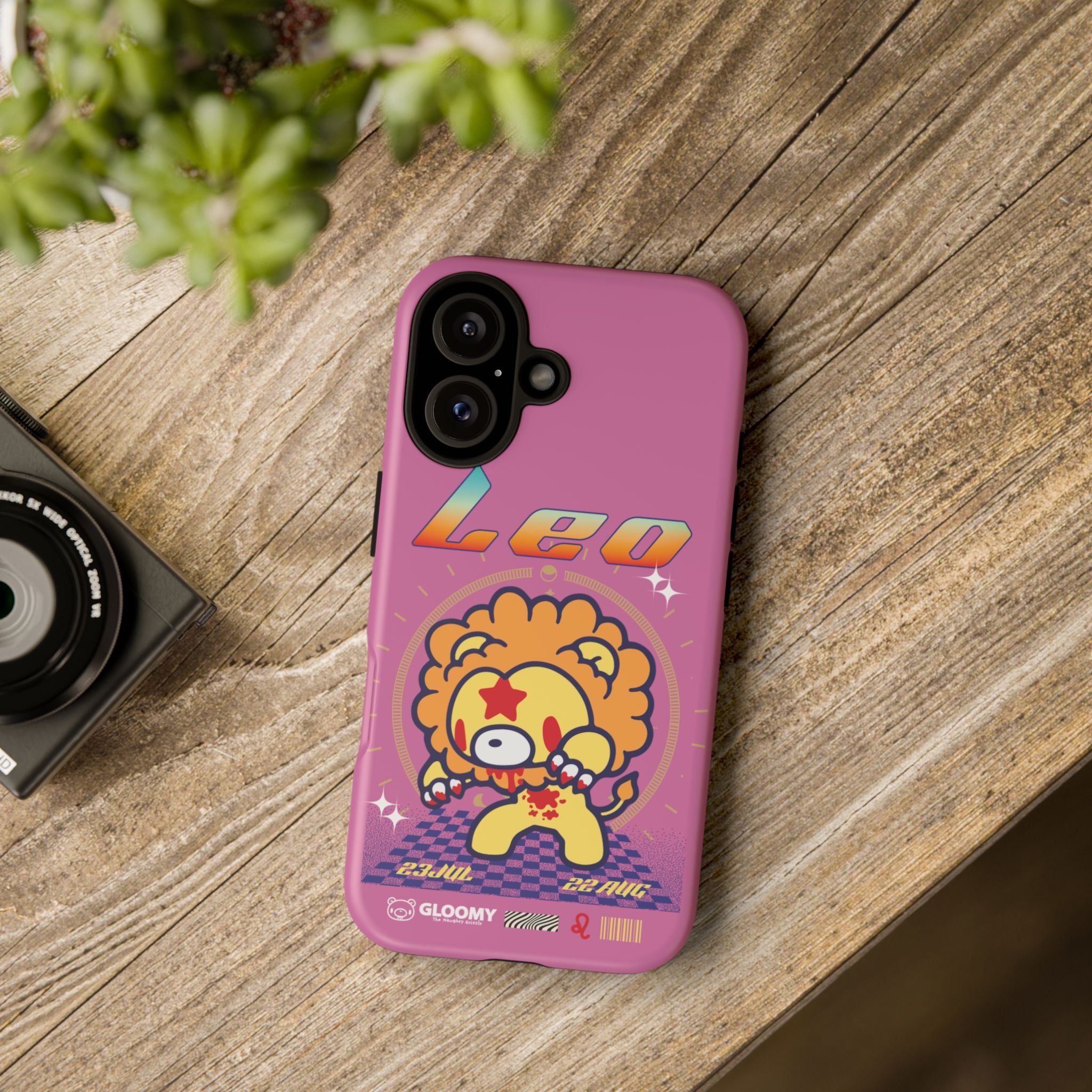 Zodiac Leo gloomy bear Phone Case