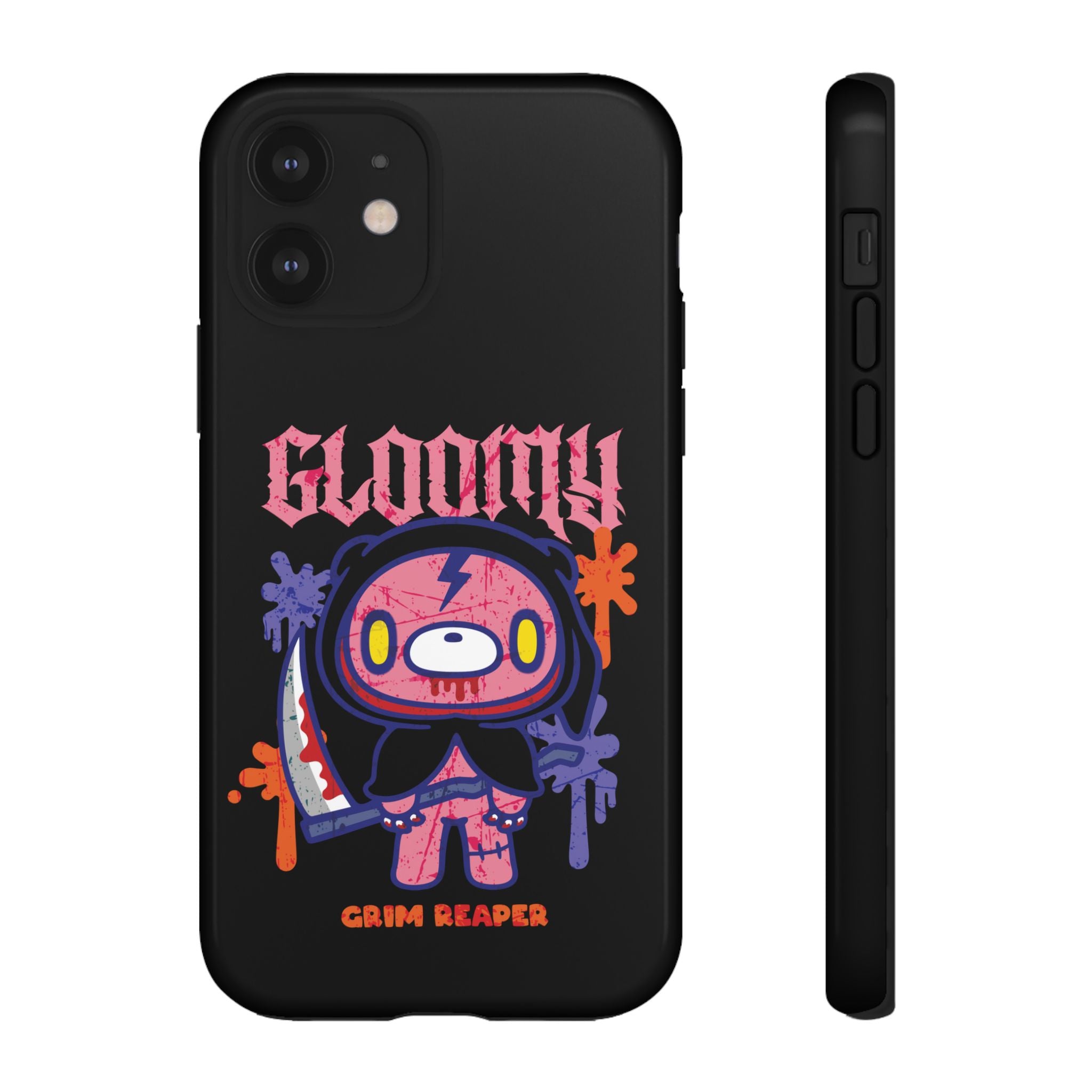Gloomy bear Halloween grim reaper Phone Case