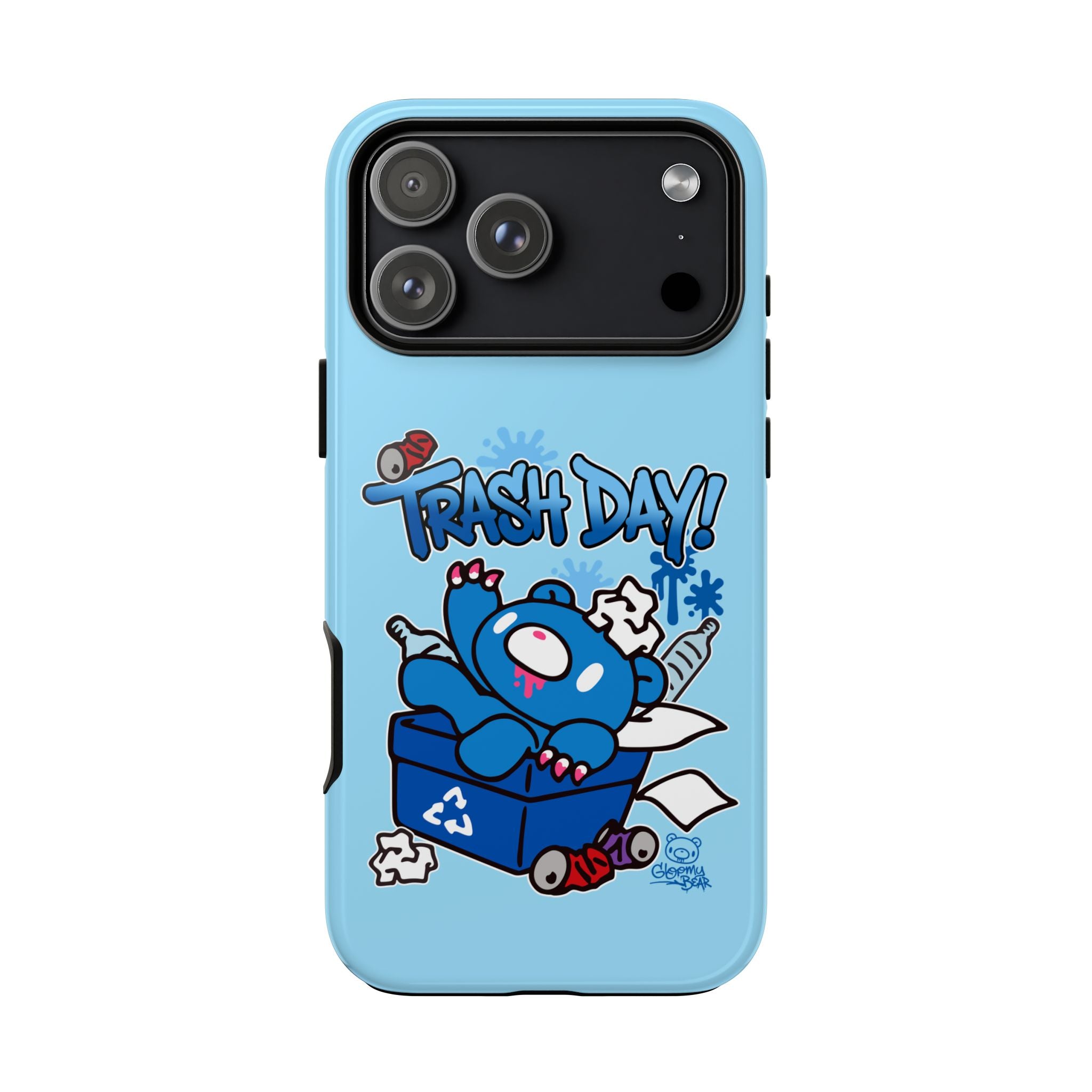 Gloomy trash day Phone Case
