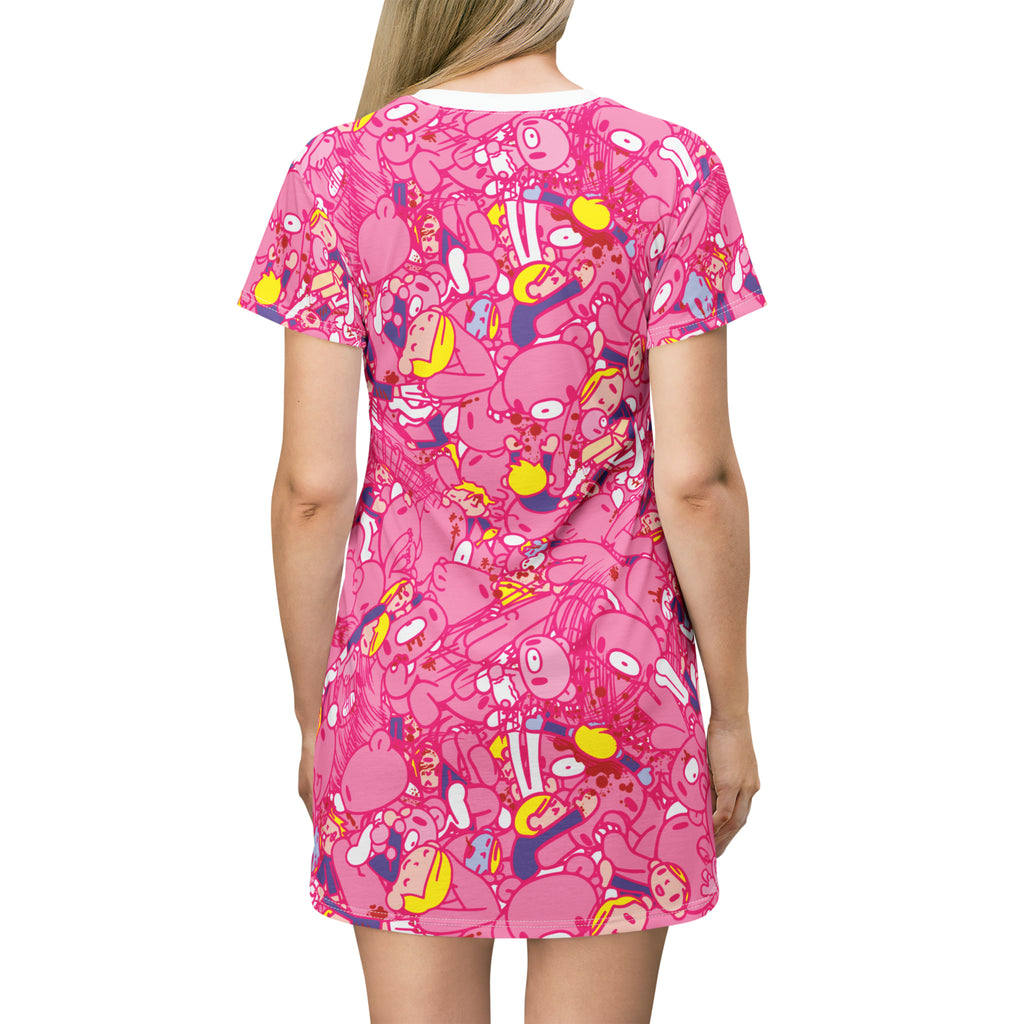 Gloomy Bear Chaos - AoP T-Shirt Dress [UPDATED DESIGN!]