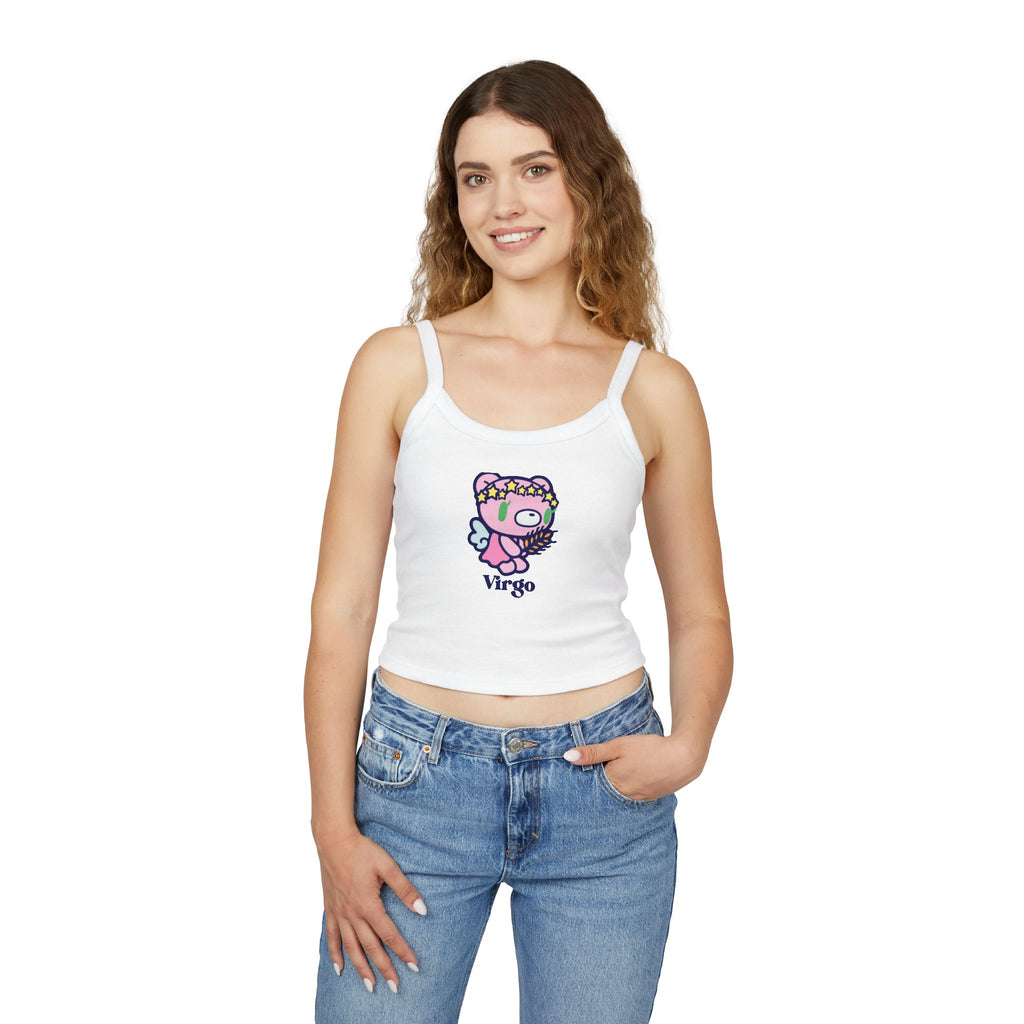 Virgo Zodiac Gloomy Bear Spaghetti Strap Tank Top