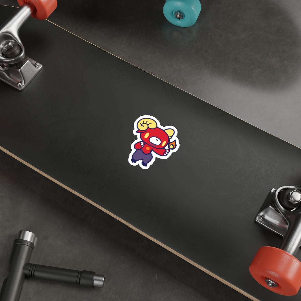 Gloomy Zodiac Aries Die-Cut Stickers