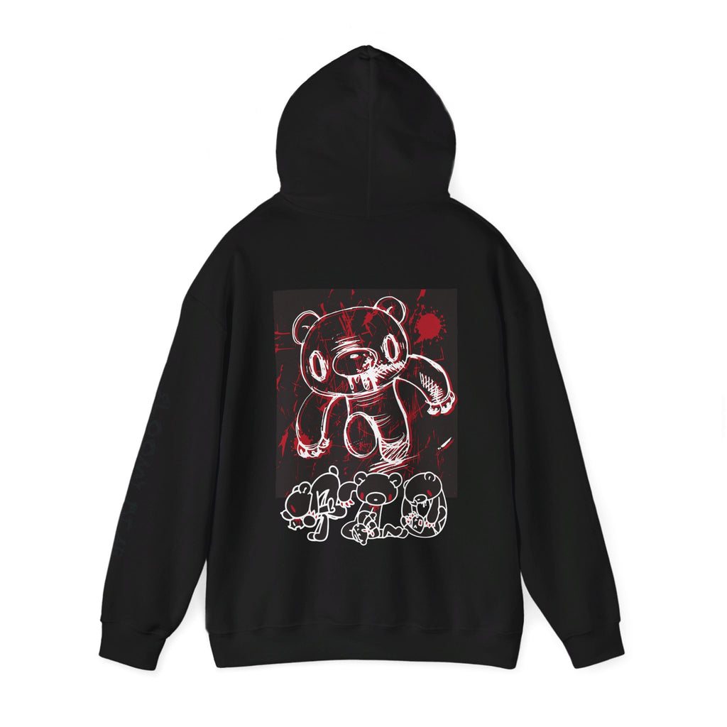 Danger Gloomy Bear Unisex Hooded Sweatshirt