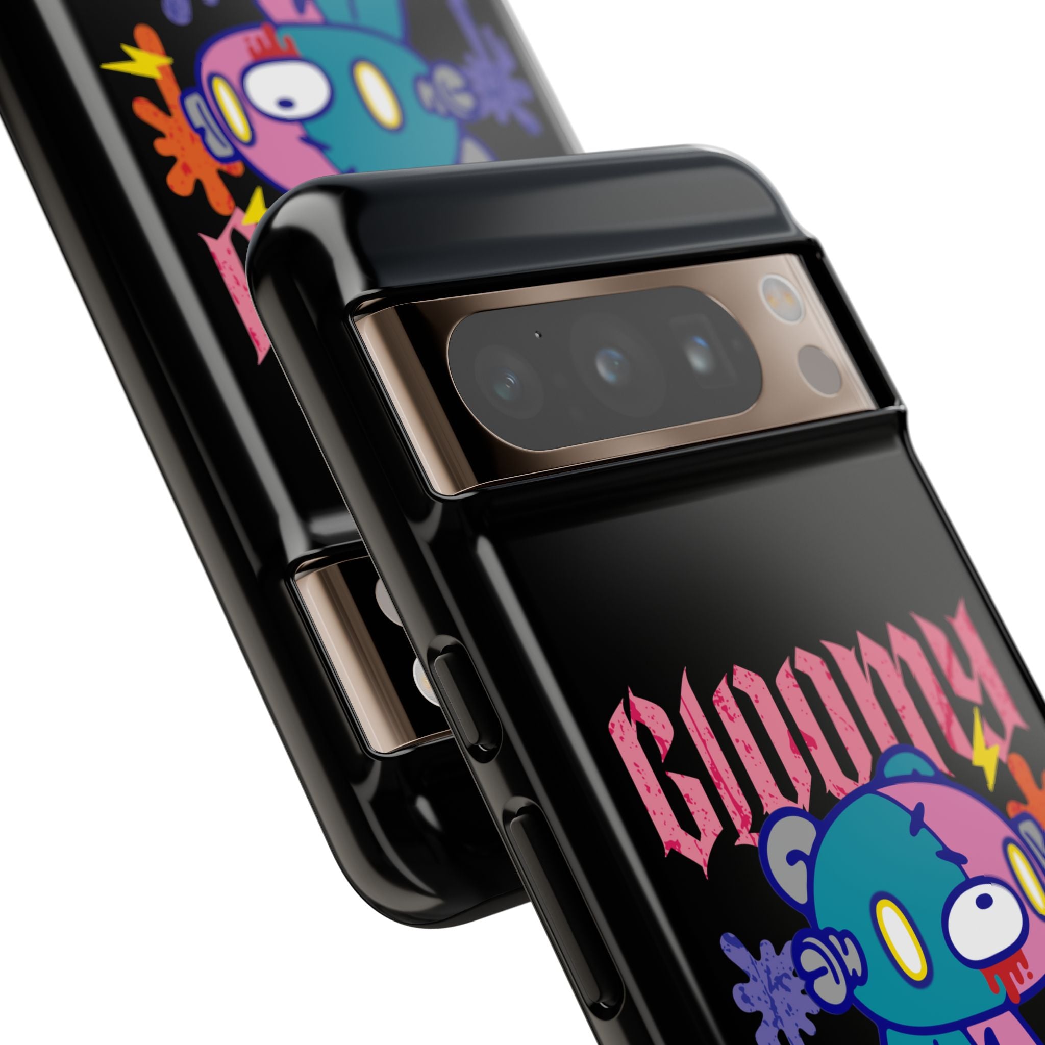 gloomy bear Halloween patchwork Phone Case