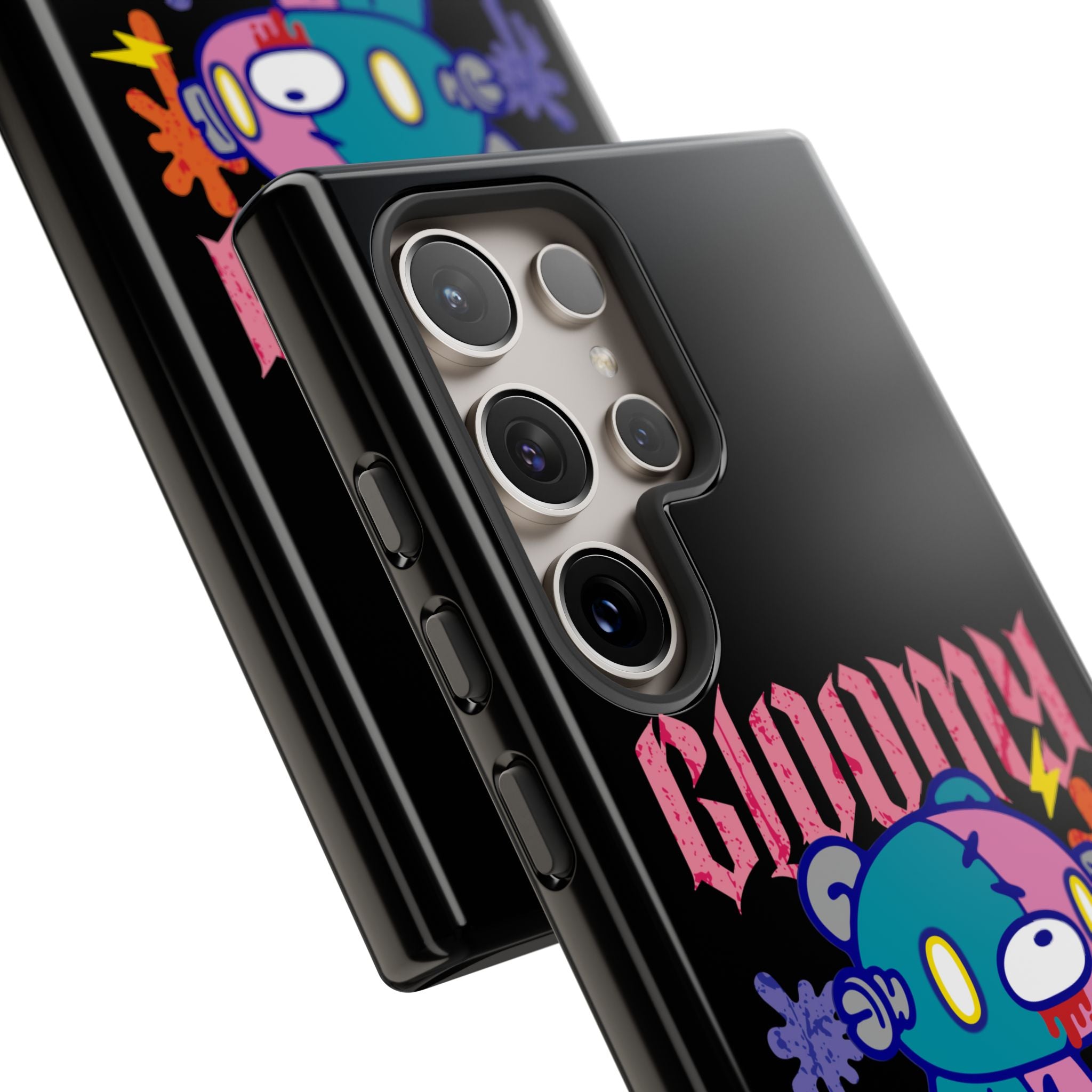 gloomy bear Halloween patchwork Phone Case