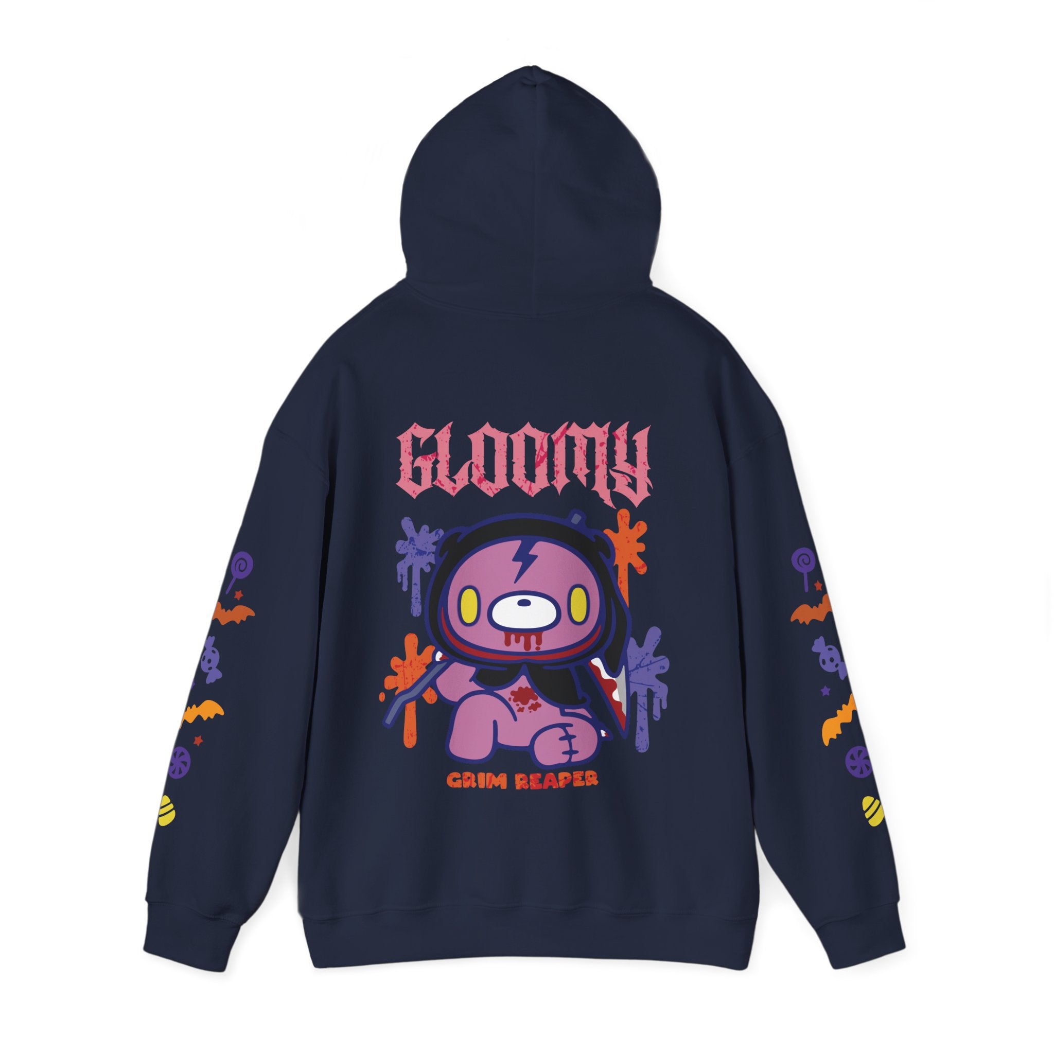 Halloween Grim Reaper Gloomy Bear Hoodie