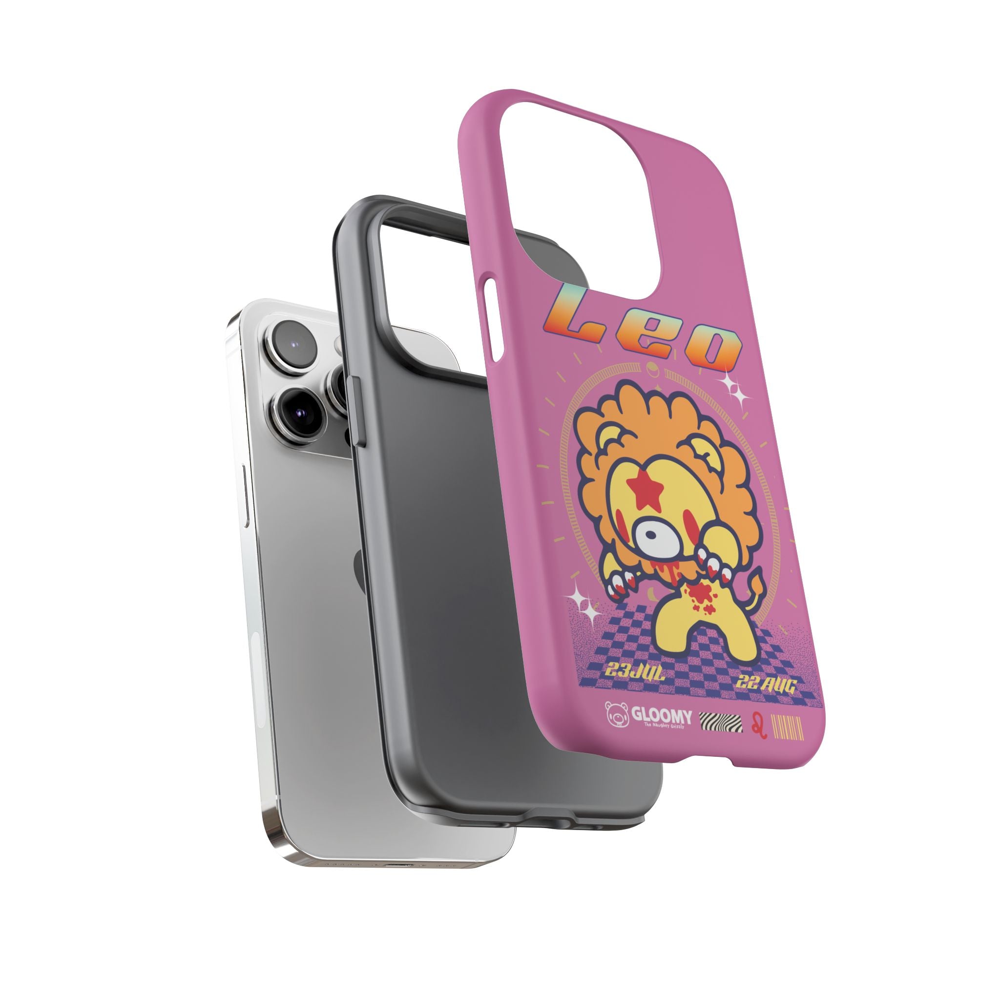 Zodiac Leo gloomy bear Phone Case