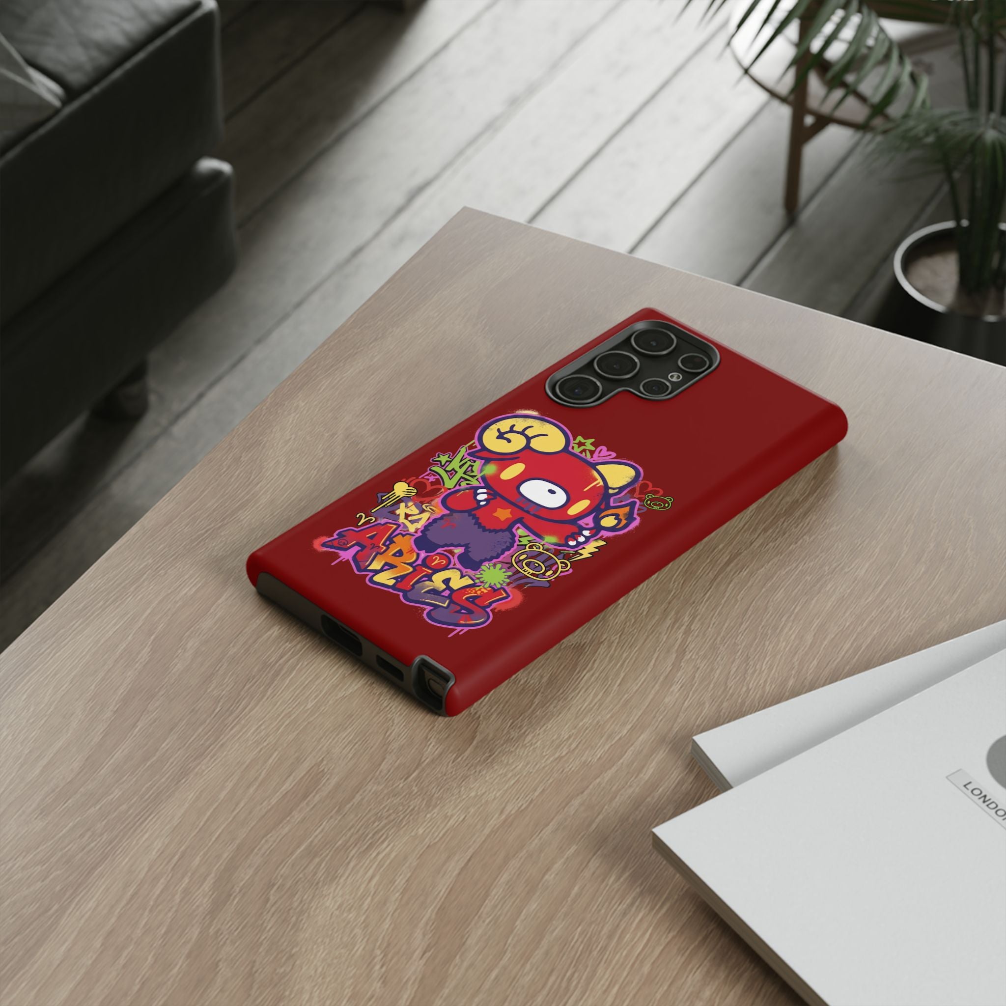 Zodiac Aries  Gloomy Bear Phone Case