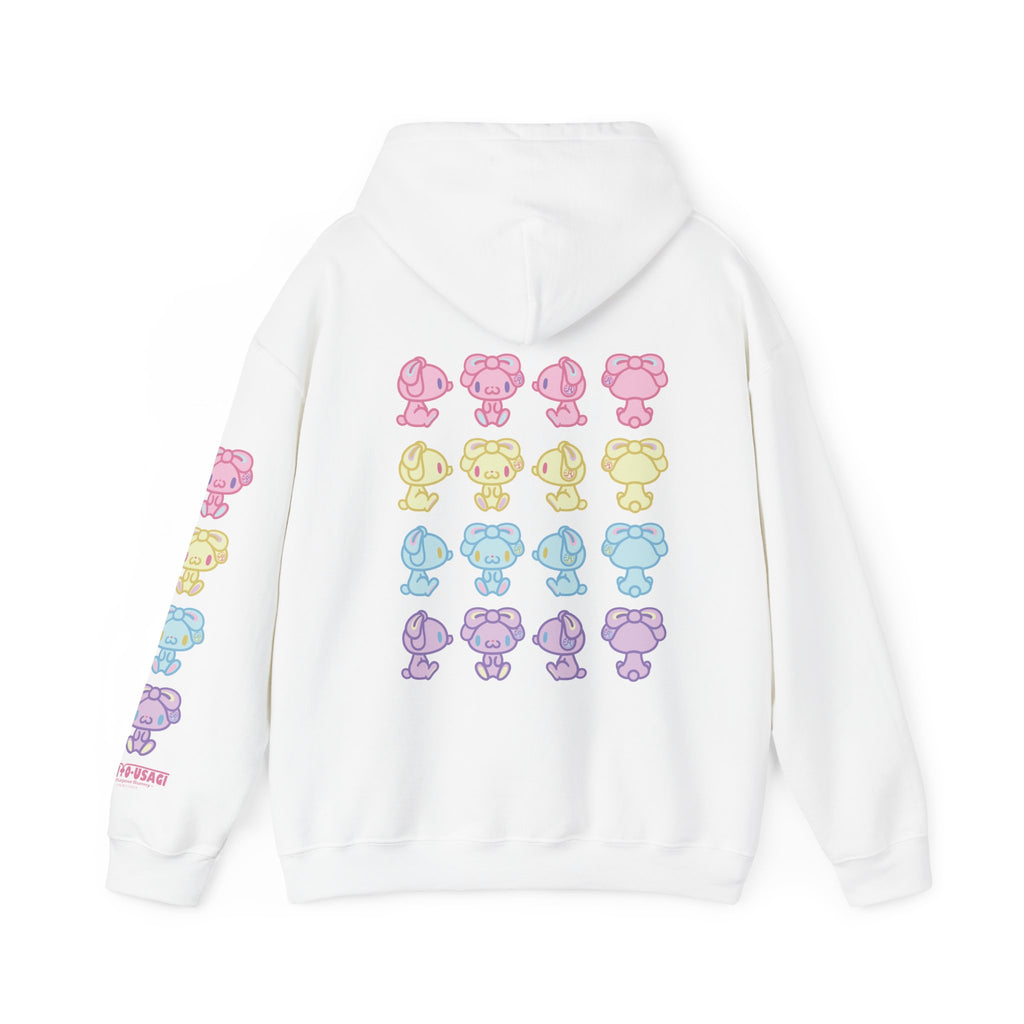 Pastel Pals All Purpose Bunny Unisex Hooded Sweatshirt