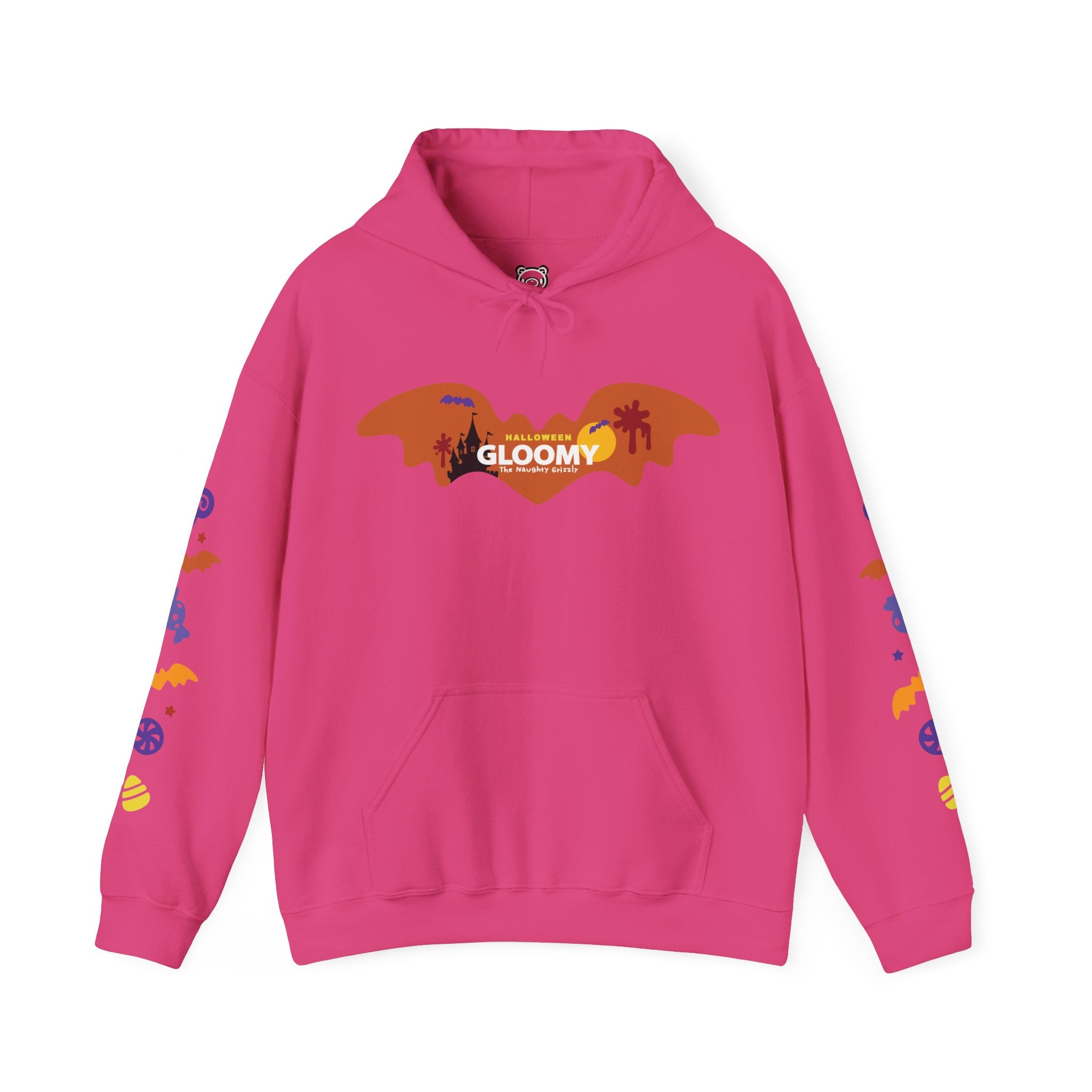 Halloween Jack O lantern Gloomy Bear Hoodie