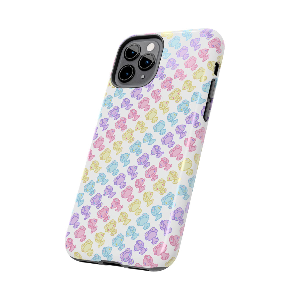 Rotating Pastel All Purpose Bunny - iPhone Case