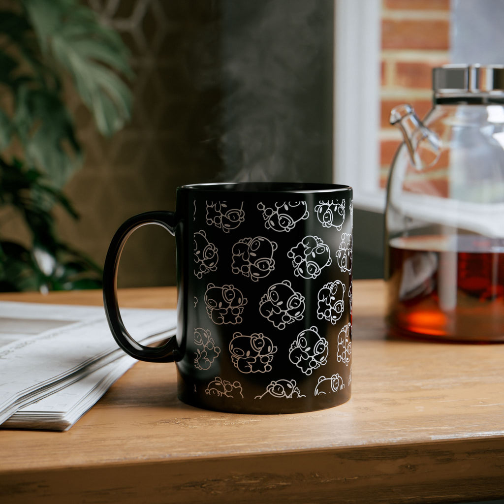 gloomy gemini zodiac Black Mug (11oz, 15oz)