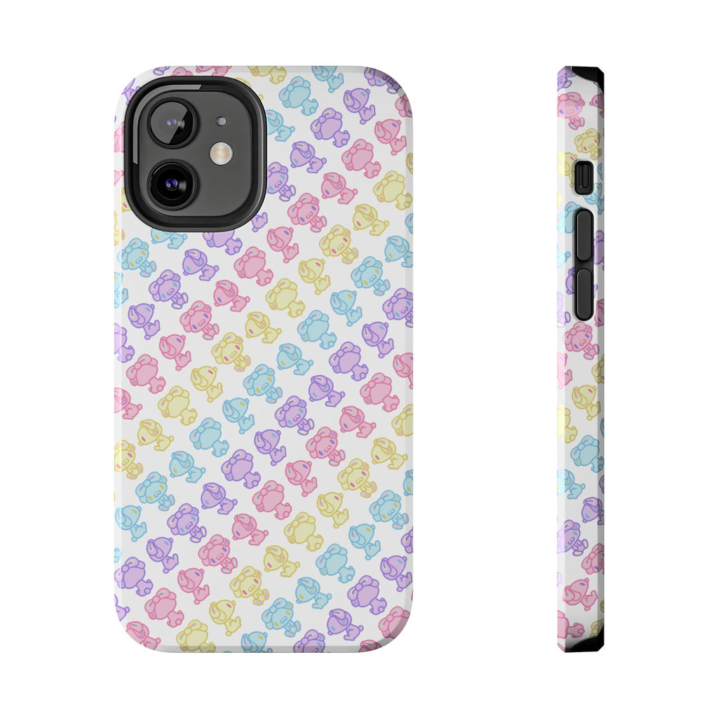 Rotating Pastel All Purpose Bunny - iPhone Case