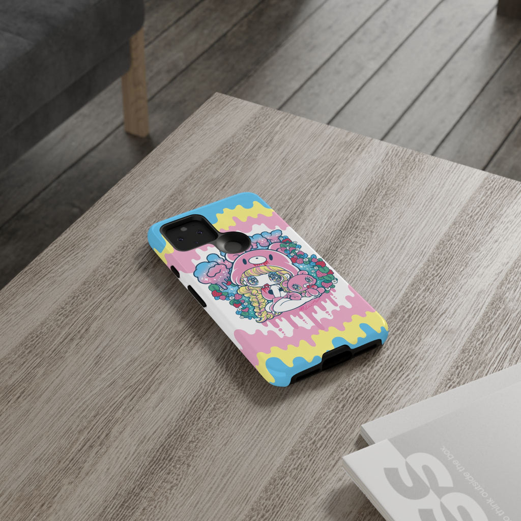 YURIE SEKIYA x GLOOMY BEAR ⭐️ GLOOMY-GIRL STRAWBERRY PHONE CASE