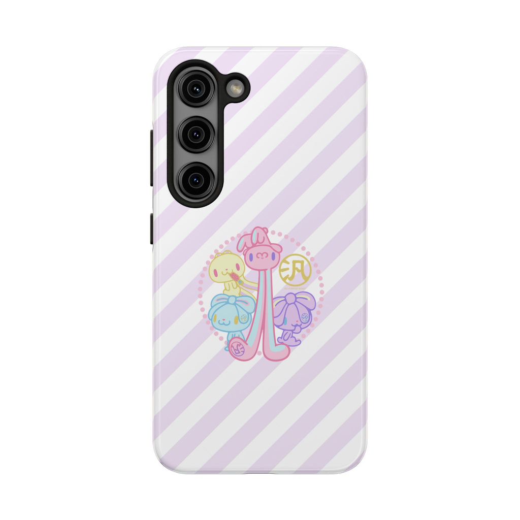 Group Pastel All Purpose Bunny - iPhone Case