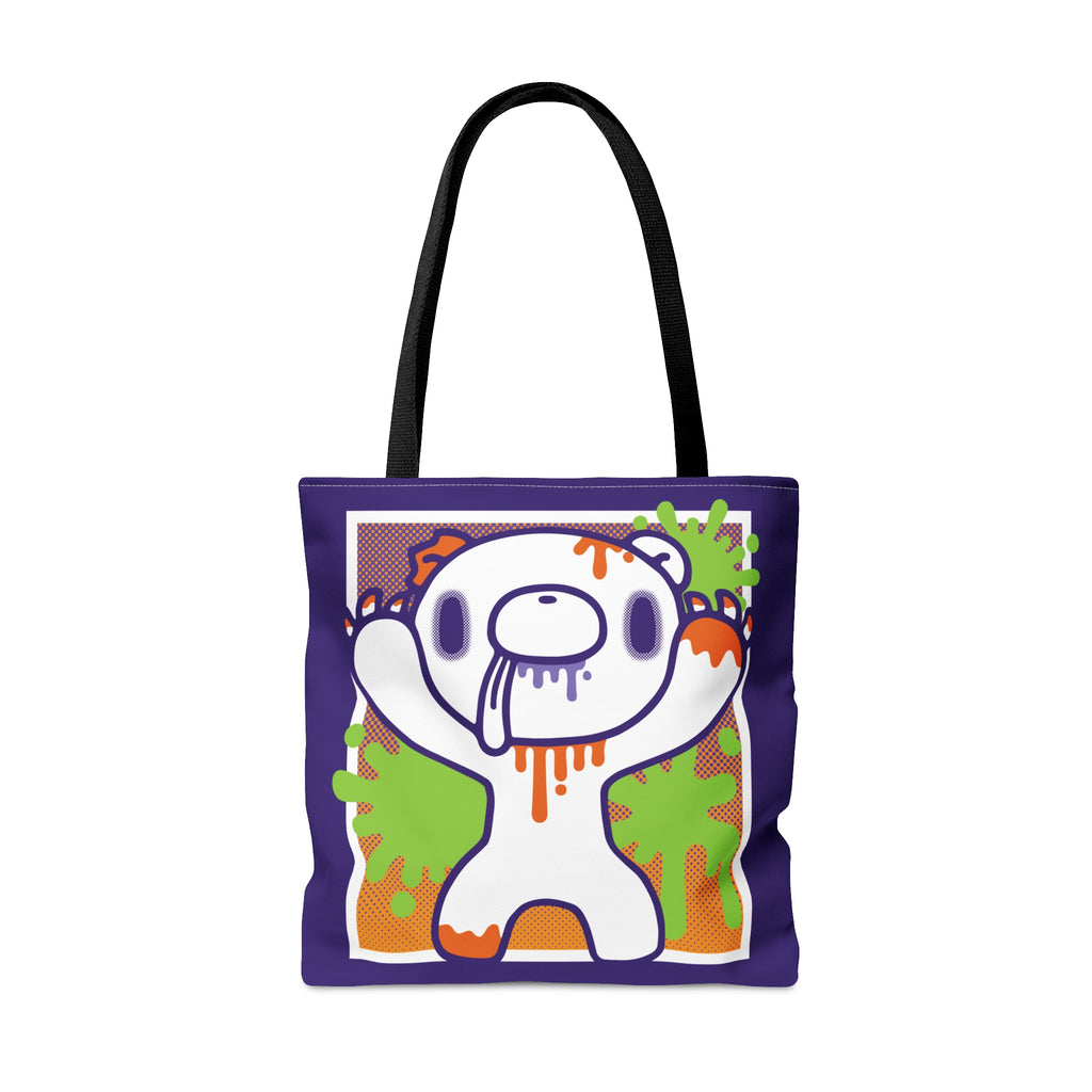 Gloomy Bear Zombie Splatter Tote Bag