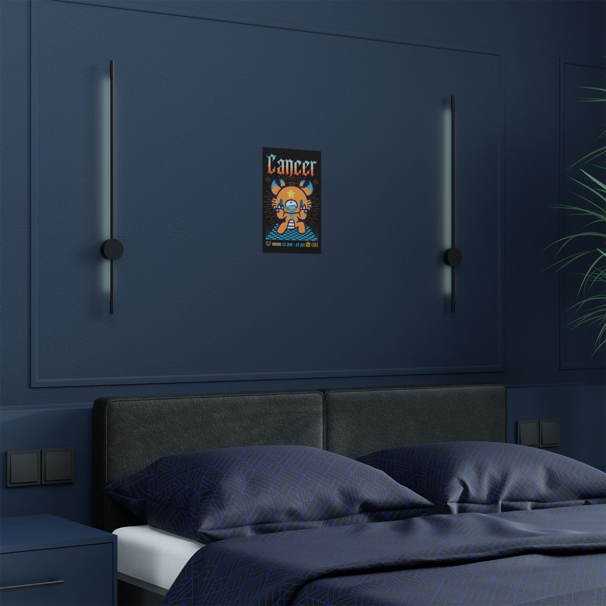 Cancer Zodiac Satin Posters (300gsm)