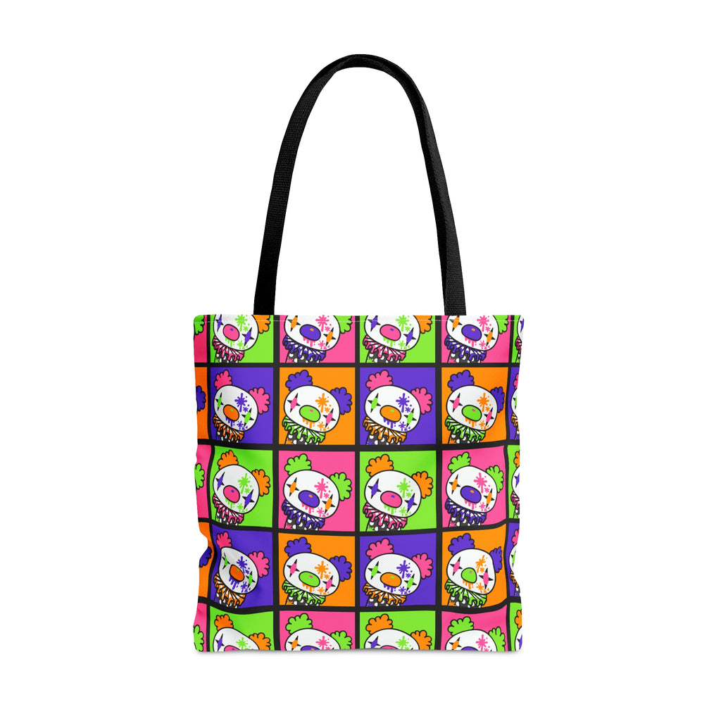 Gloomy Clown Multicolor Tote Bag