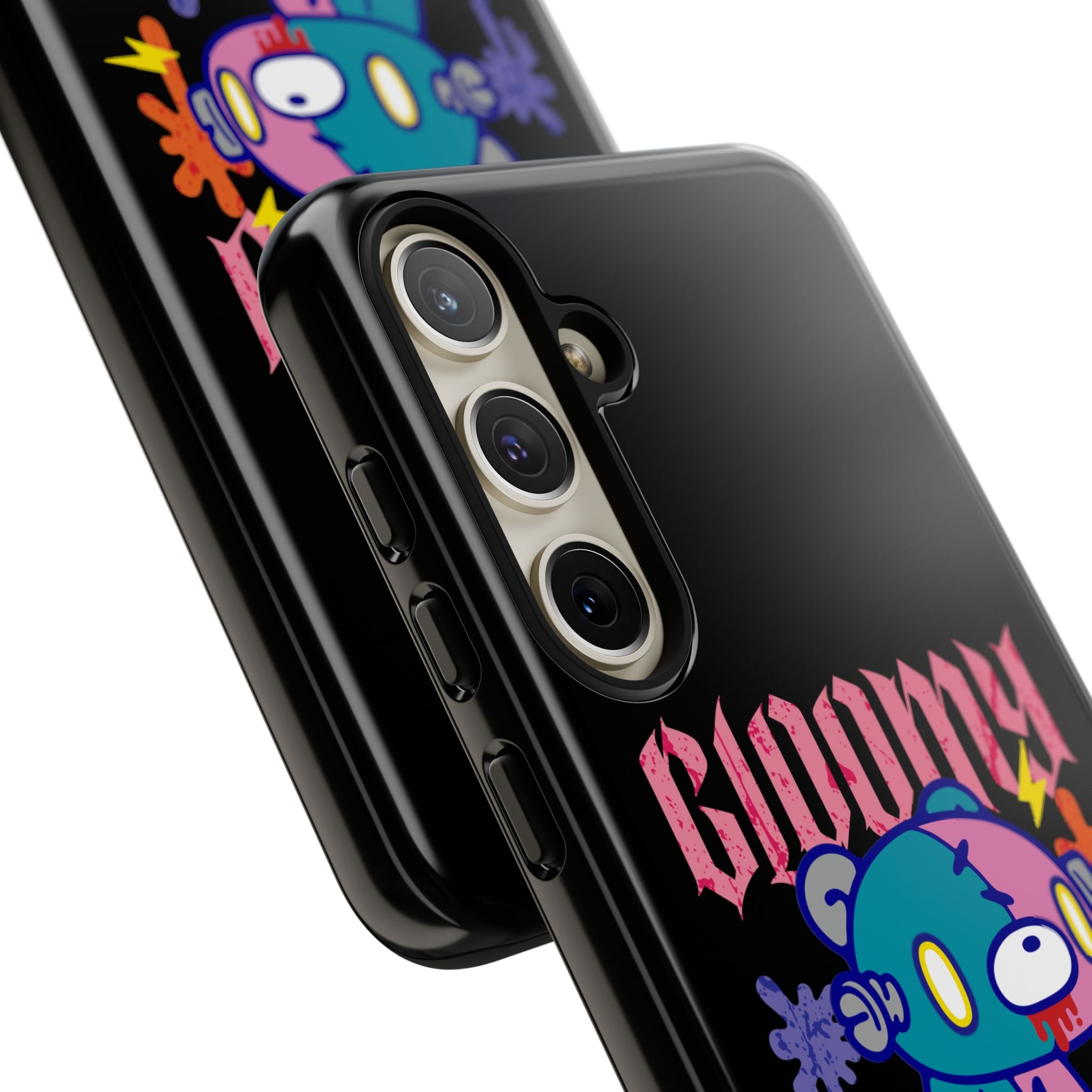 gloomy bear Halloween patchwork Phone Case