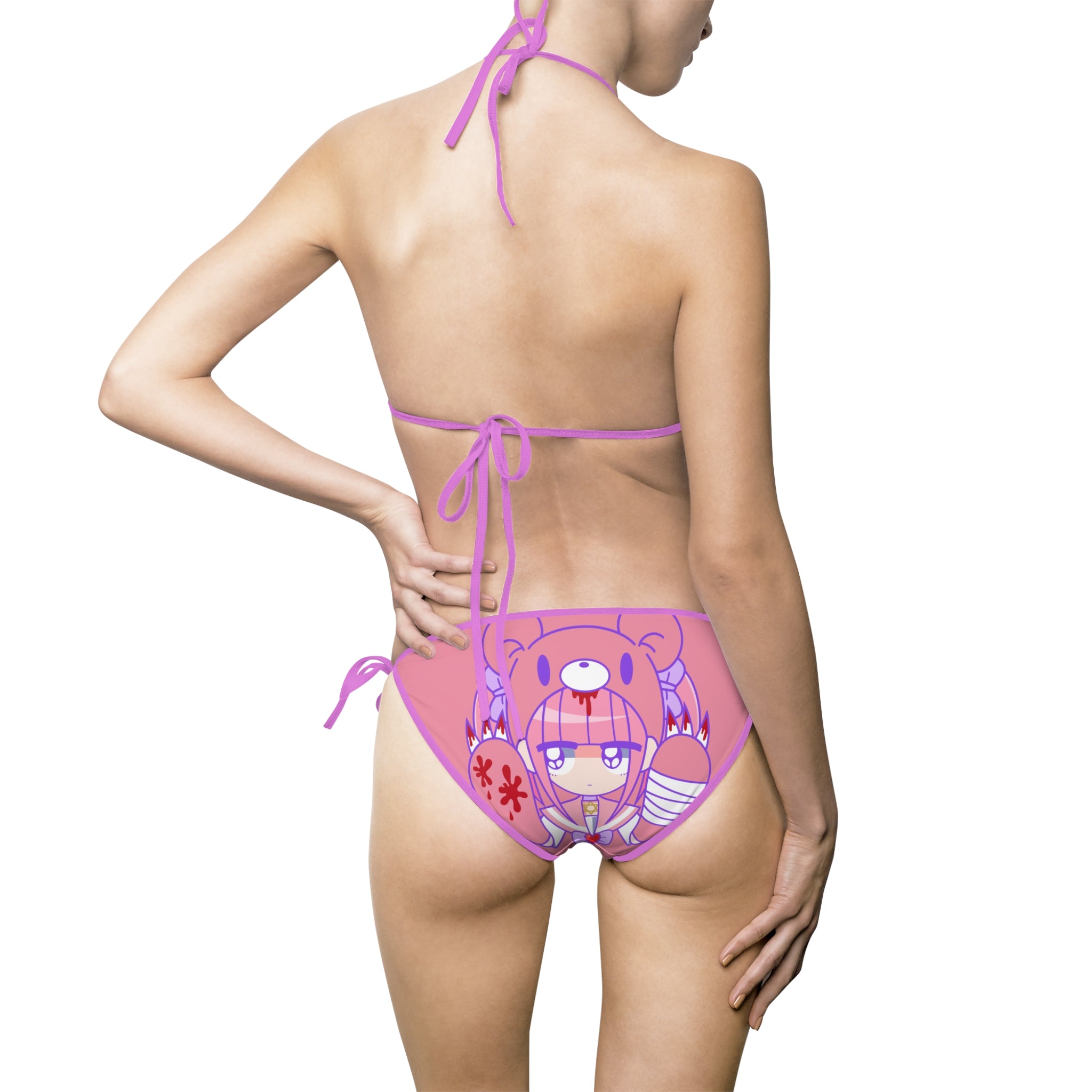 Menhera x Gloomy Women's Bikini Swimsuit (AOP)