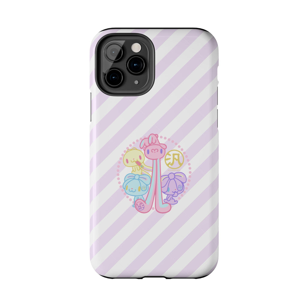 Group Pastel All Purpose Bunny - iPhone Case