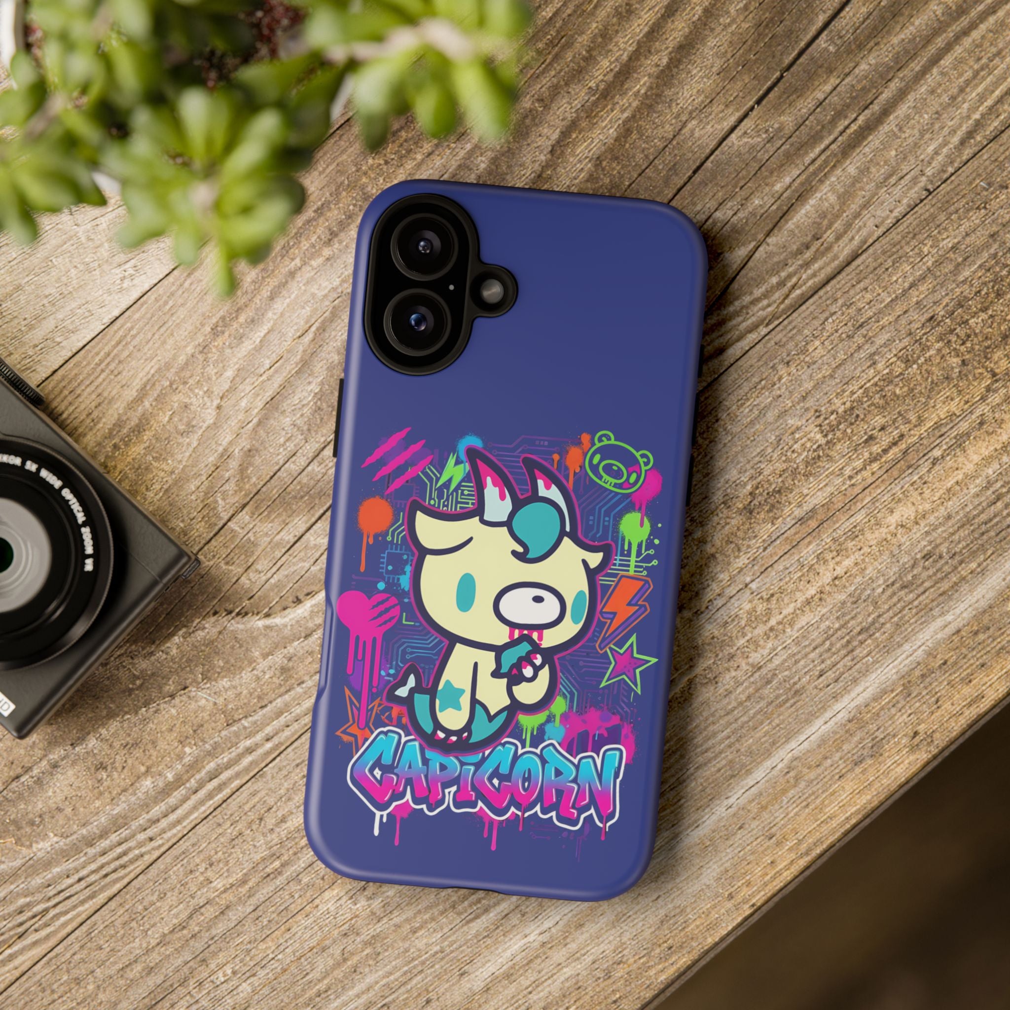 Zodiac Capricorn Gloomy Bear Phone Case