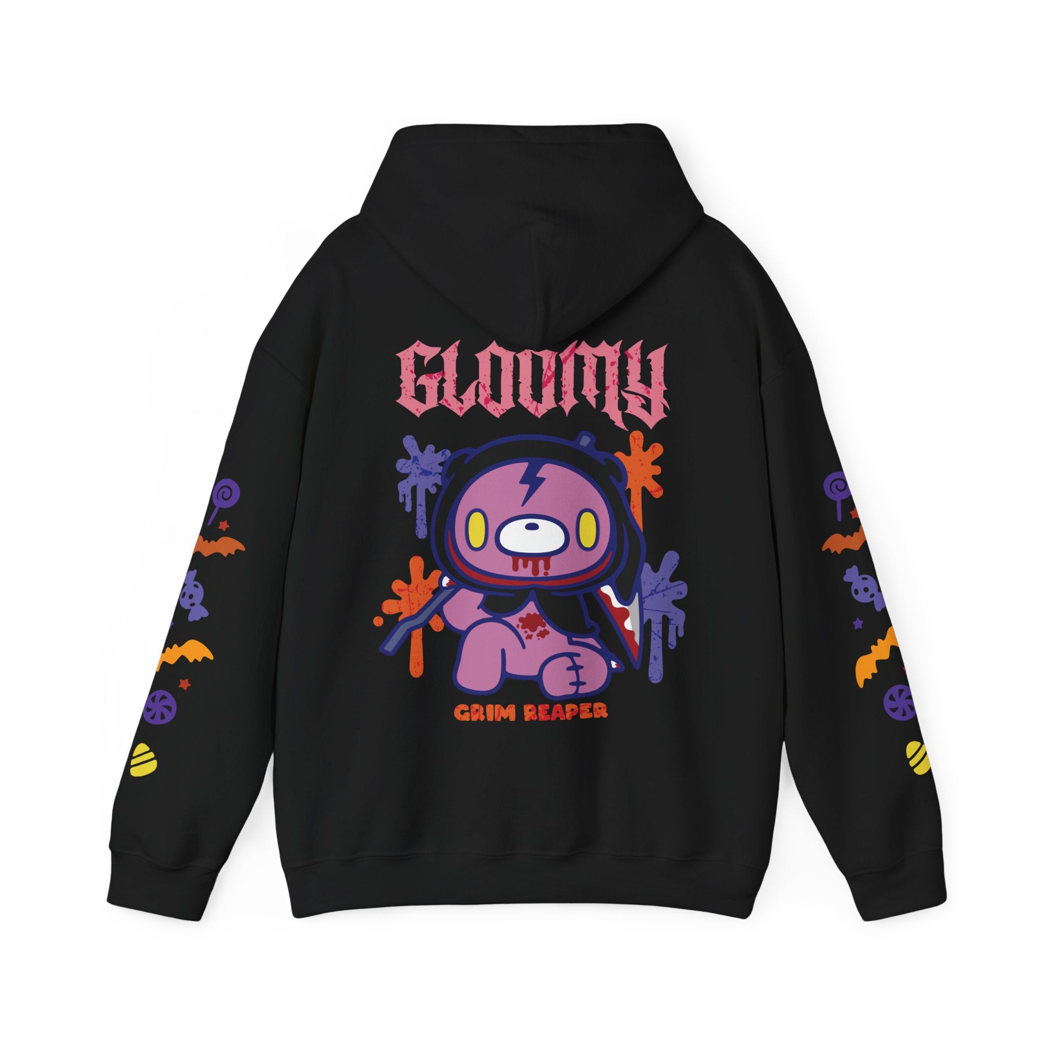 Halloween Grim Reaper Gloomy Bear Hoodie