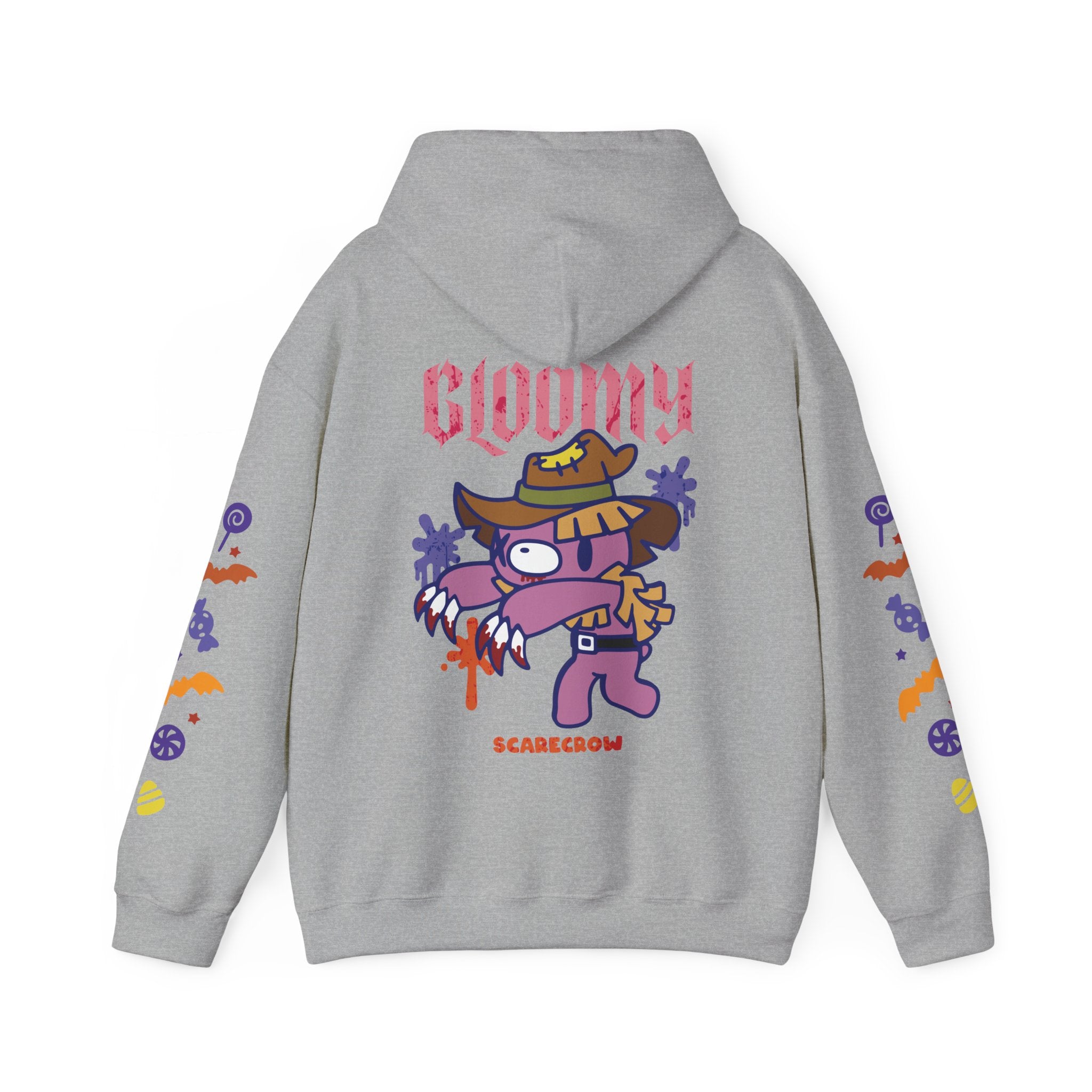Halloween Scarecrow Gloomy Bear Hoodie