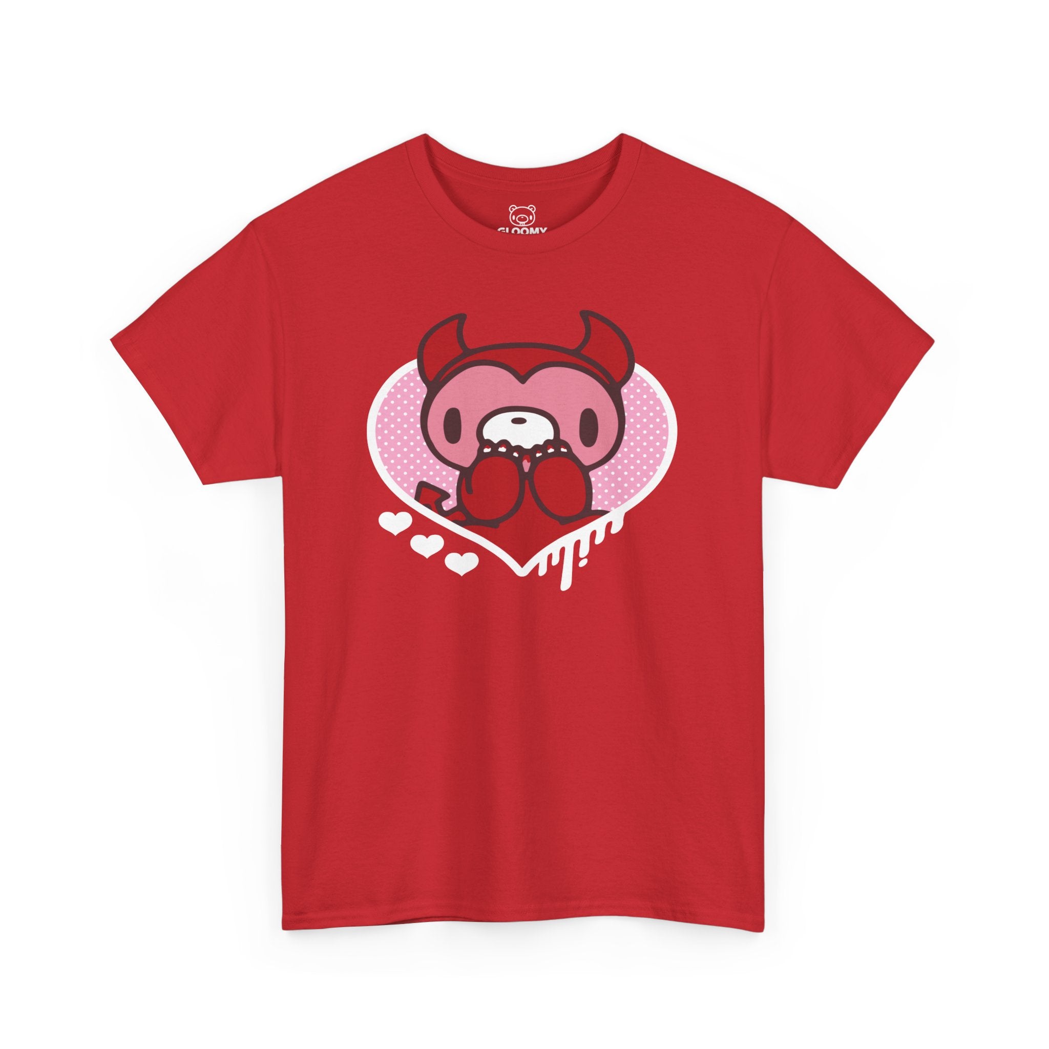 Valentine's Day Devil Gloomy Bear Unisex Tee