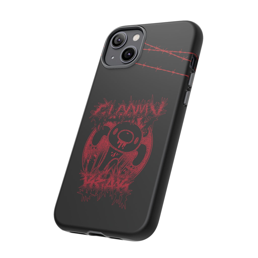 Gloomy Bear Metal Show Red Phone Case