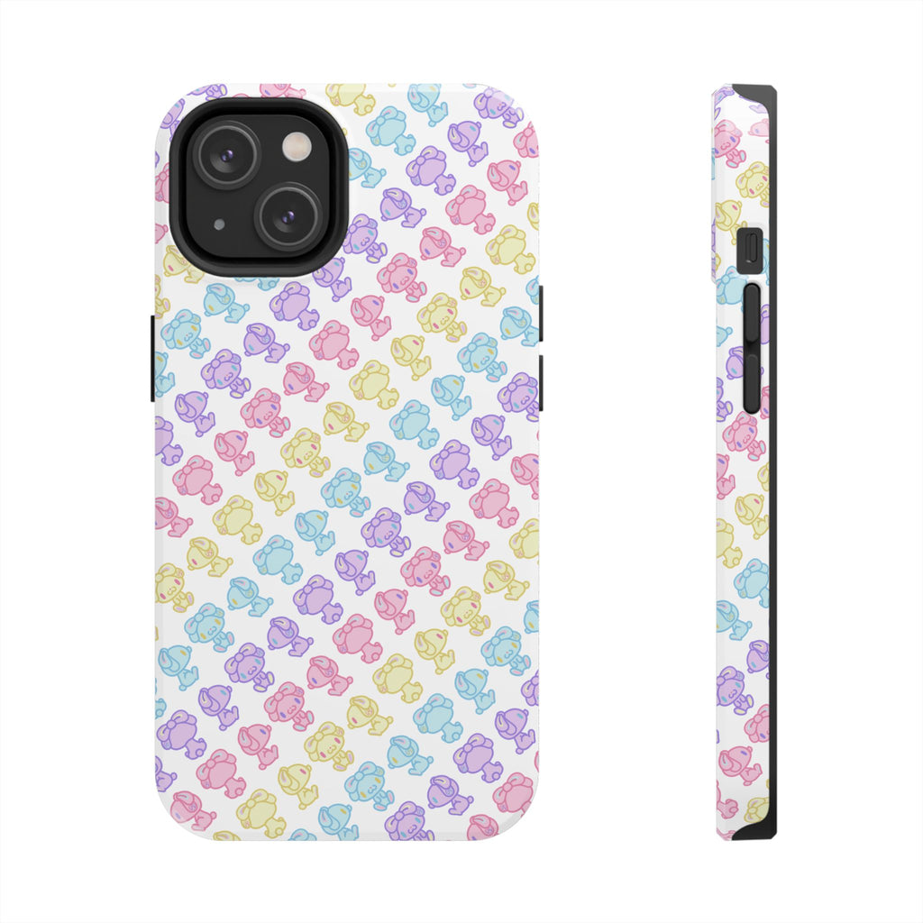 Rotating Pastel All Purpose Bunny - iPhone Case