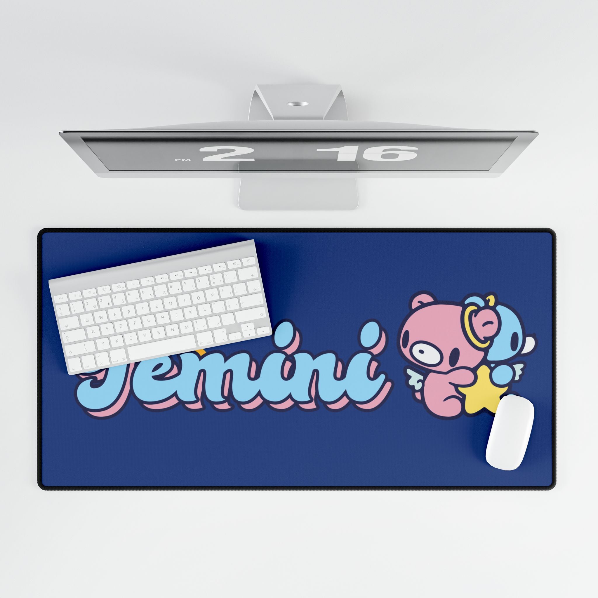 Gloomy gemini Zodiac Desk Mats