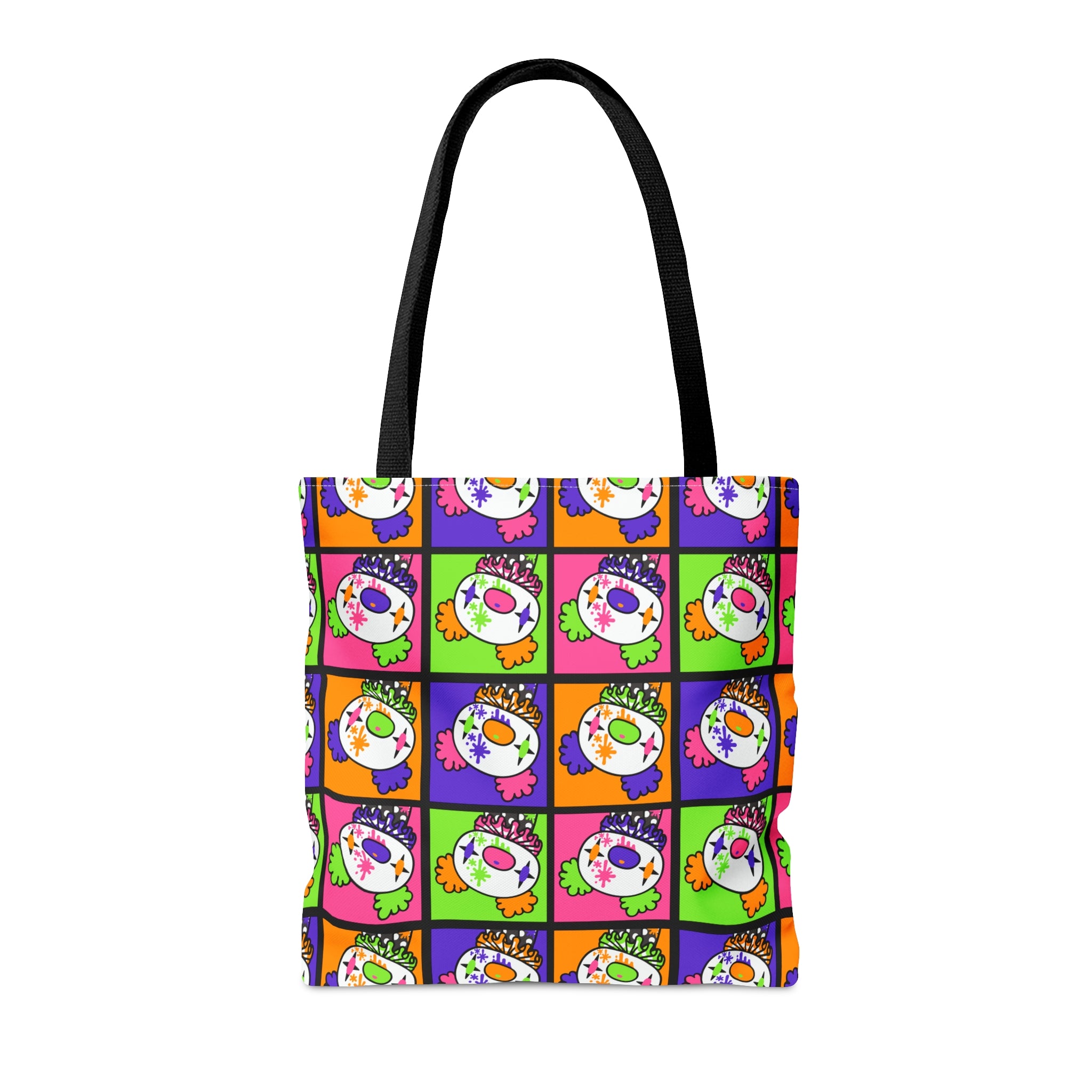 Gloomy Clown Multicolor Tote Bag