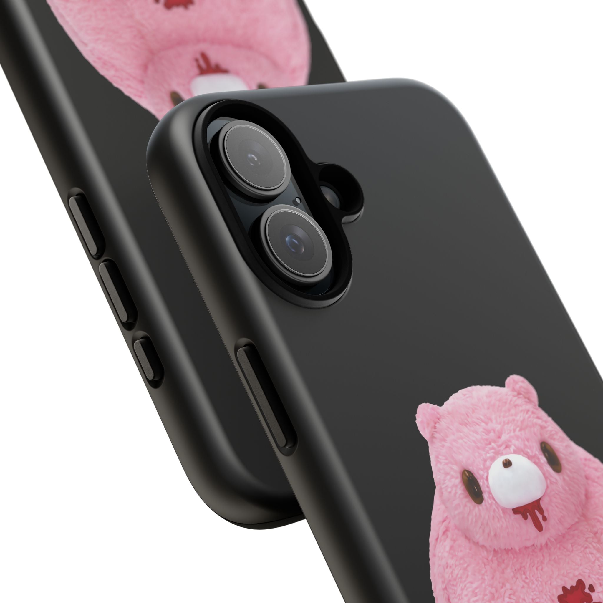 Chubby Gloomy Plush Tough Phone Case