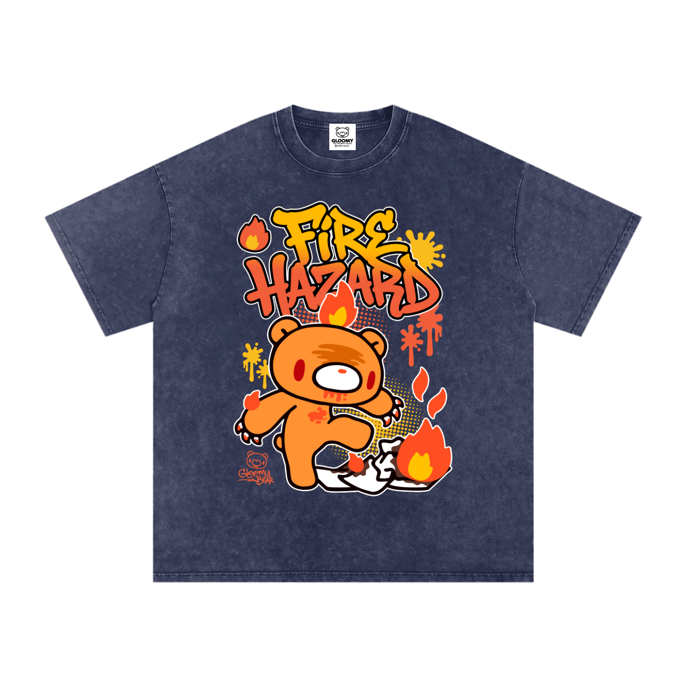 Gloomy Trash Collections Acid Wash T