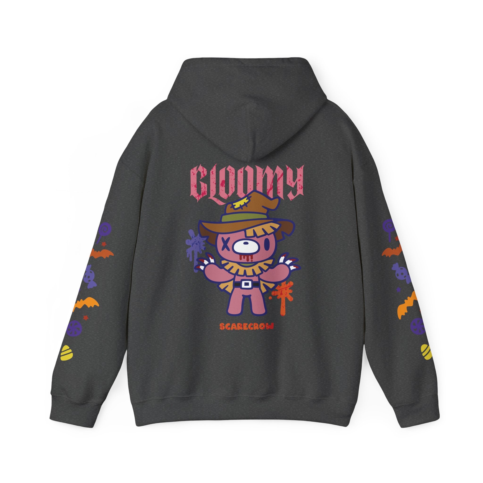 Halloween Scarecrow Gloomy Bear Hoodie